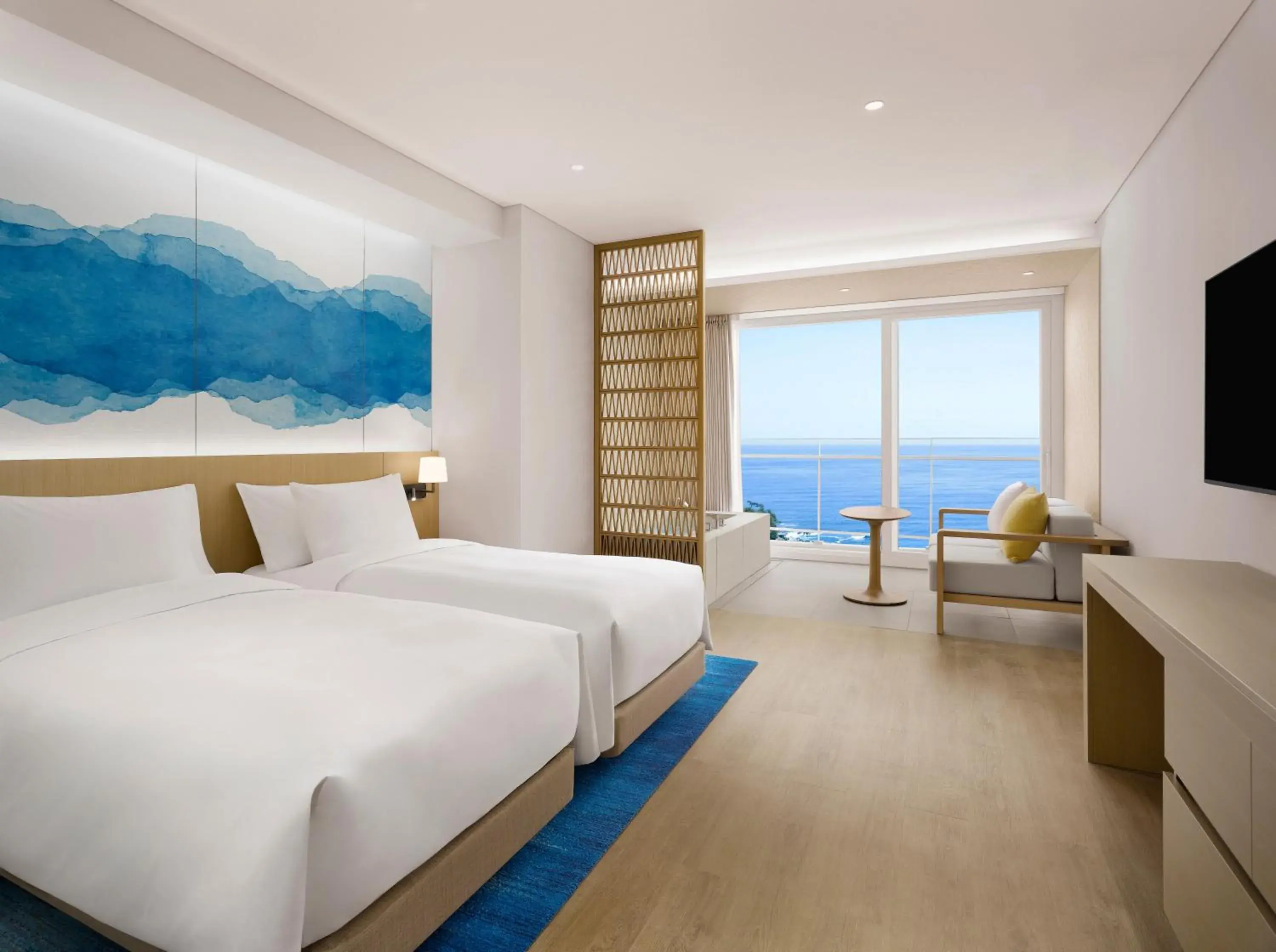 Deluxe Twin with Ocean View in Cassia Sokcho Deluxe Twin with Ocean View in Cassia Sokcho