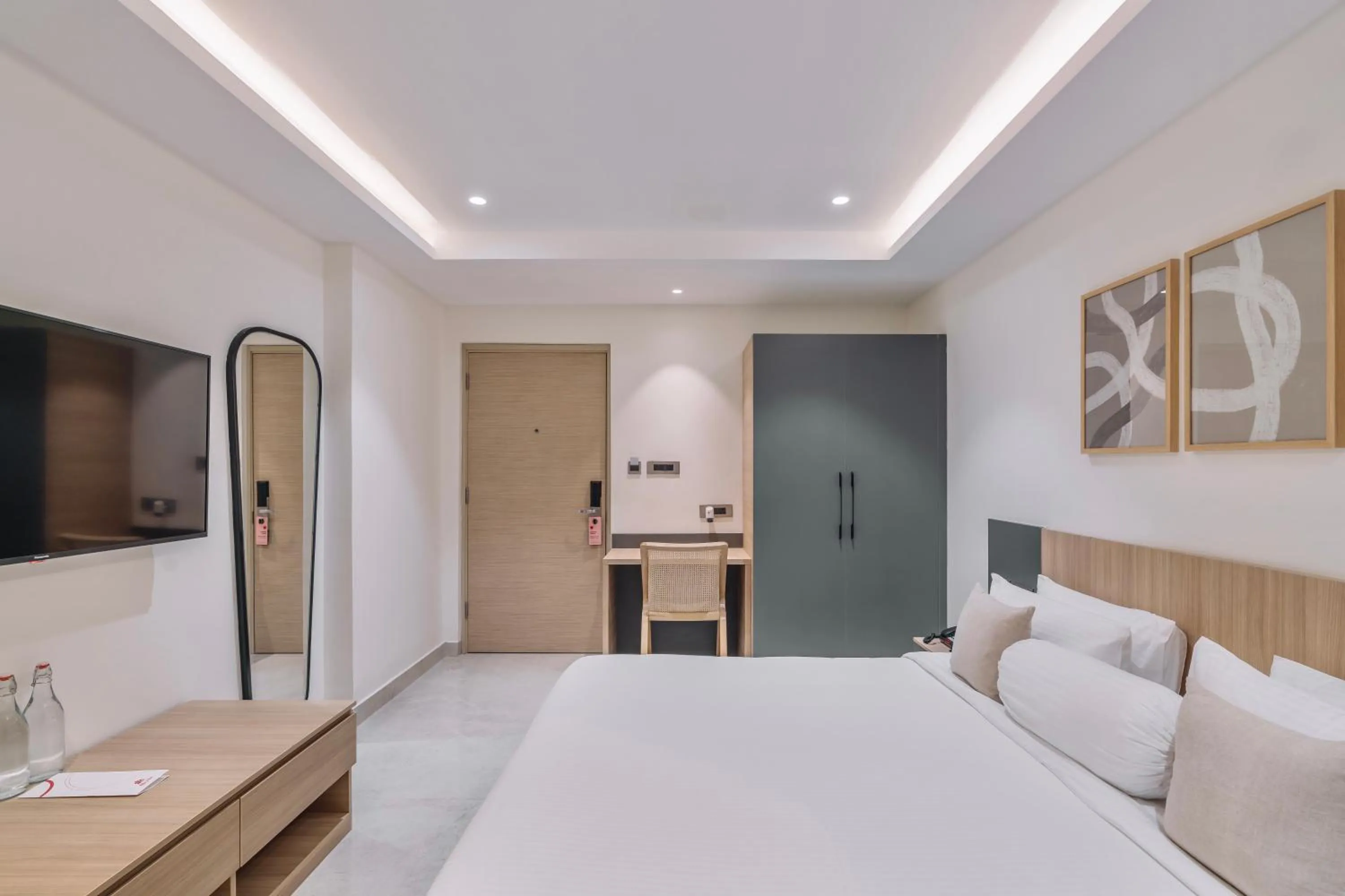 Bedroom, Bed in SKYLA Studios & Suites - Kondapur