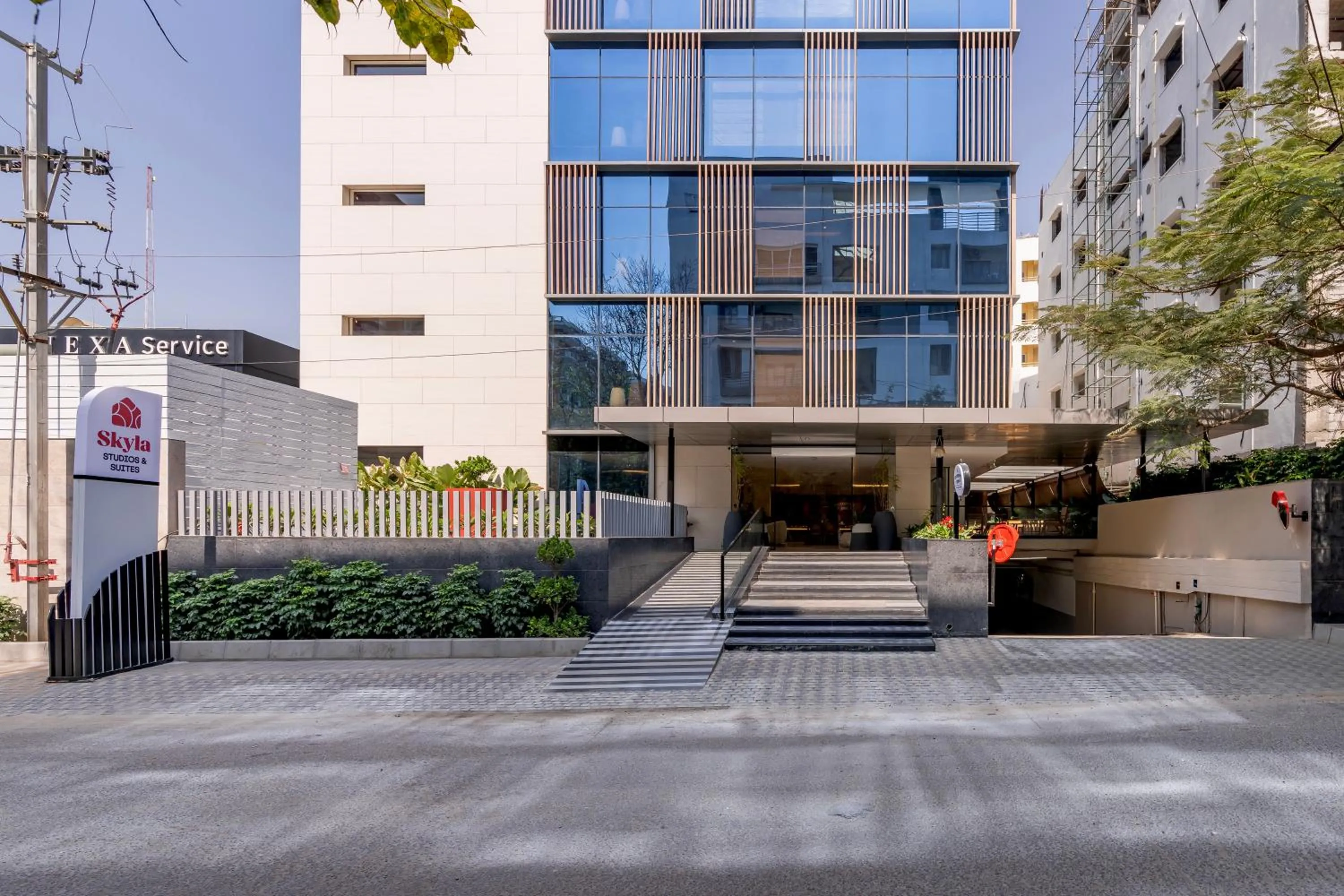 Facade/entrance in SKYLA Studios & Suites - Kondapur