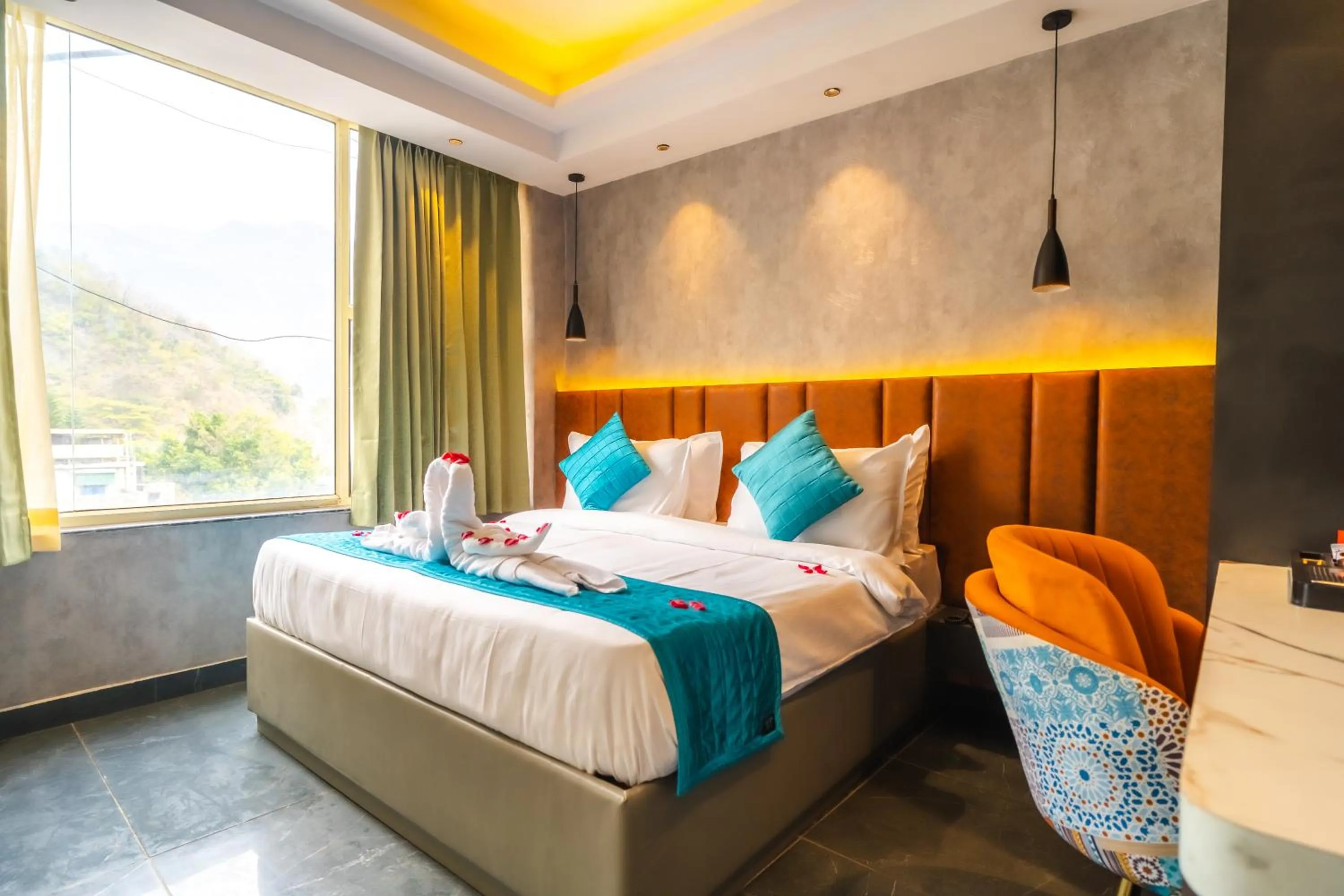 Bedroom, Bed in SKI Hotels and Resorts Rishikesh