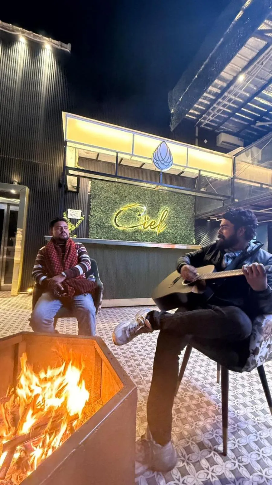 fireplace in SKI Hotels and Resorts Rishikesh