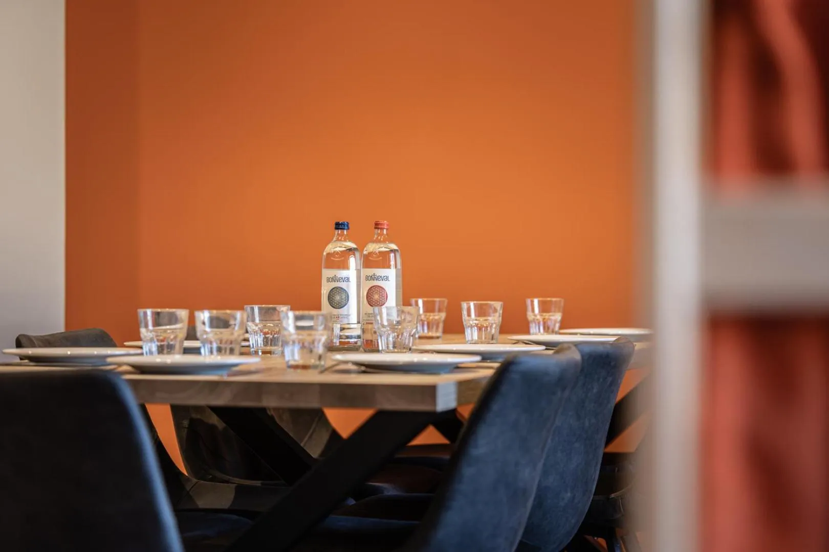 Dining area in Hotel Base Camp Lodge - Albertville