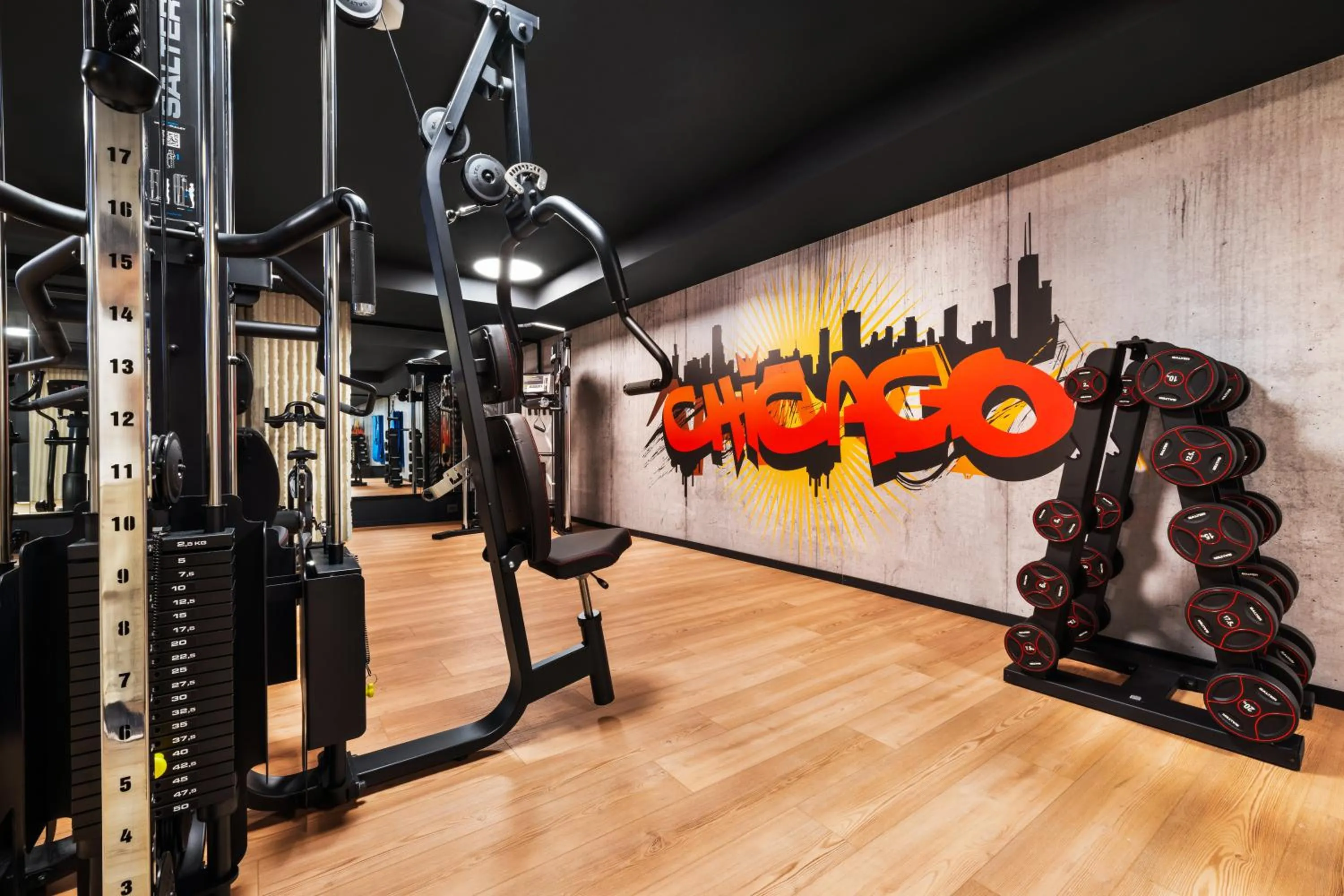 Fitness centre/facilities in Riu Plaza Chicago