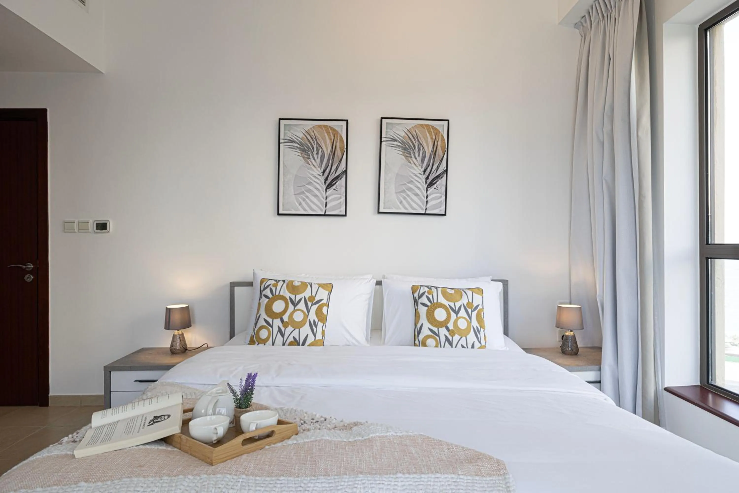 Bedroom, Bed in Salt of the Ocean in JBR by Lagom