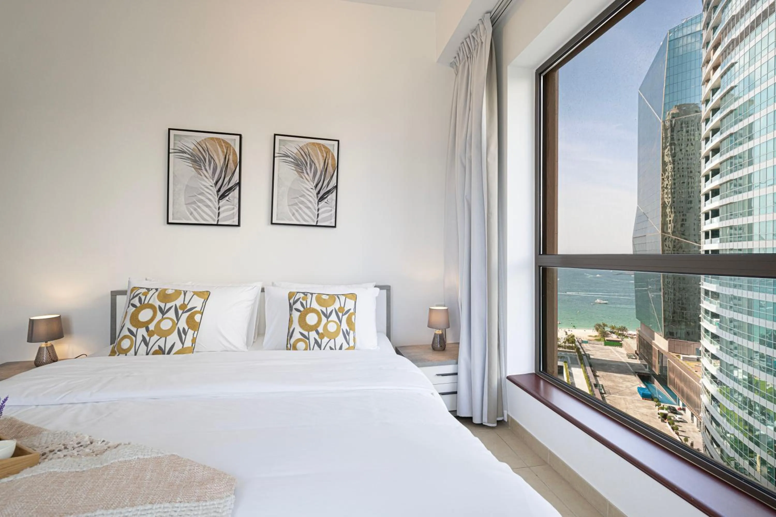 Bedroom, Bed in Salt of the Ocean in JBR by Lagom