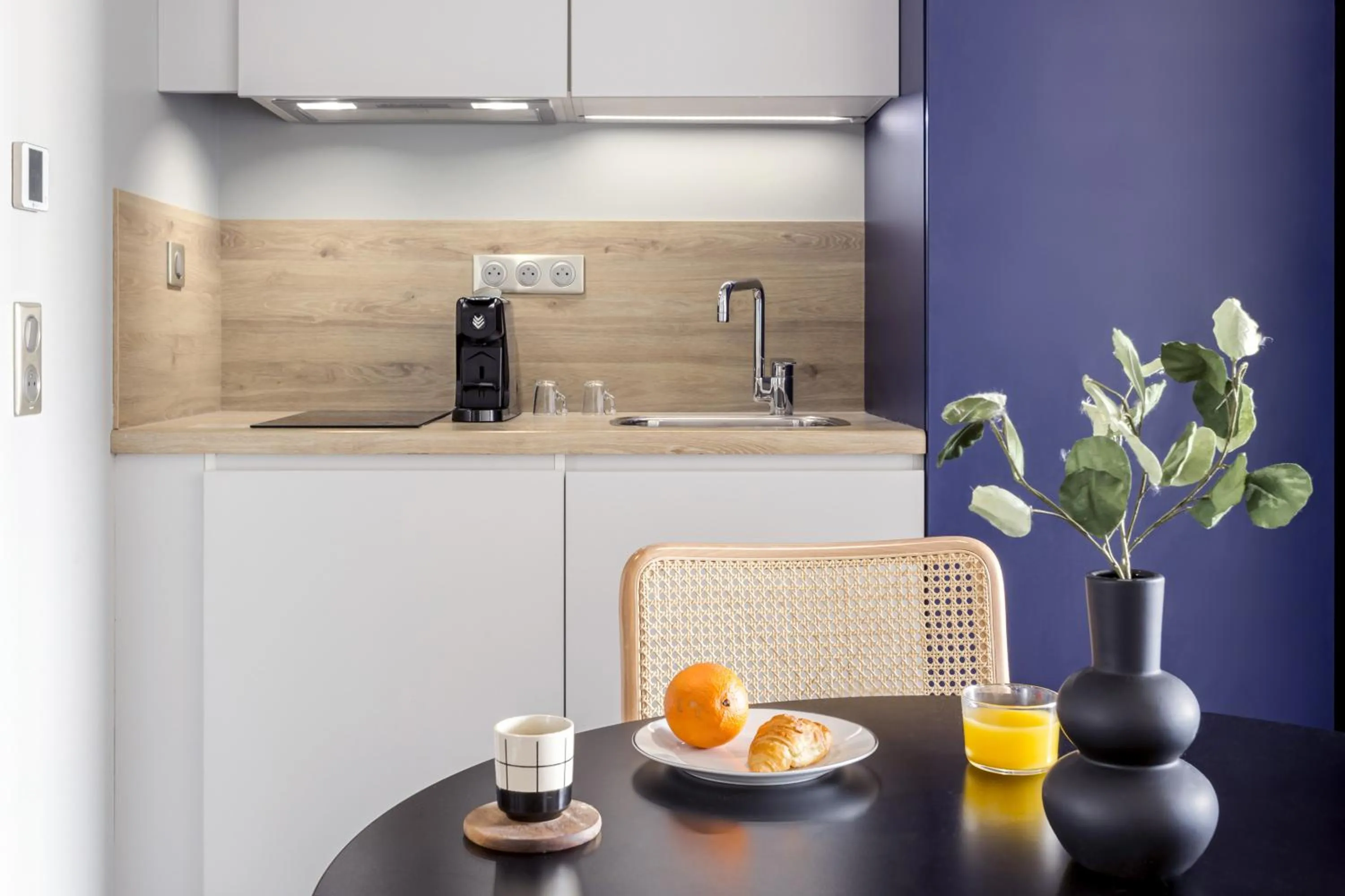 Coffee/tea facilities in Appart'City Collection Paris Roissy CDG Airport