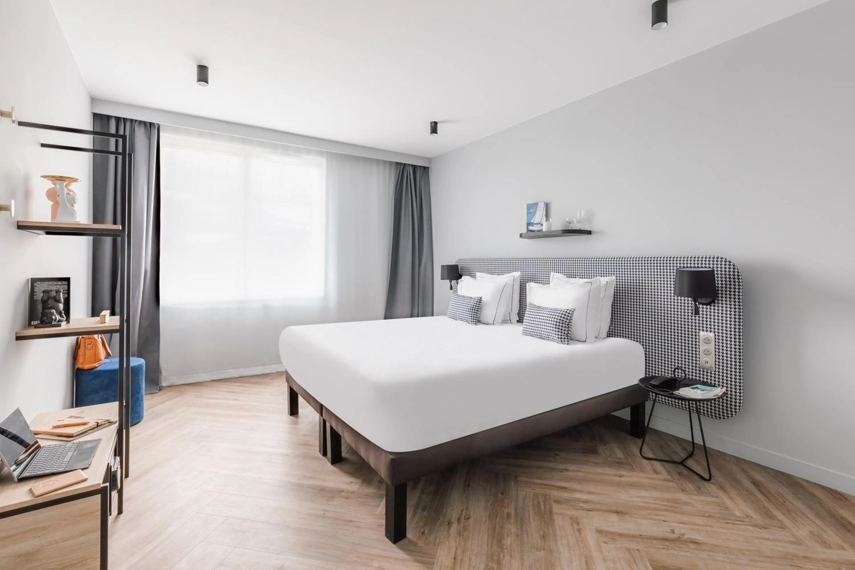 Bed in Appart'City Collection Paris Roissy CDG Airport