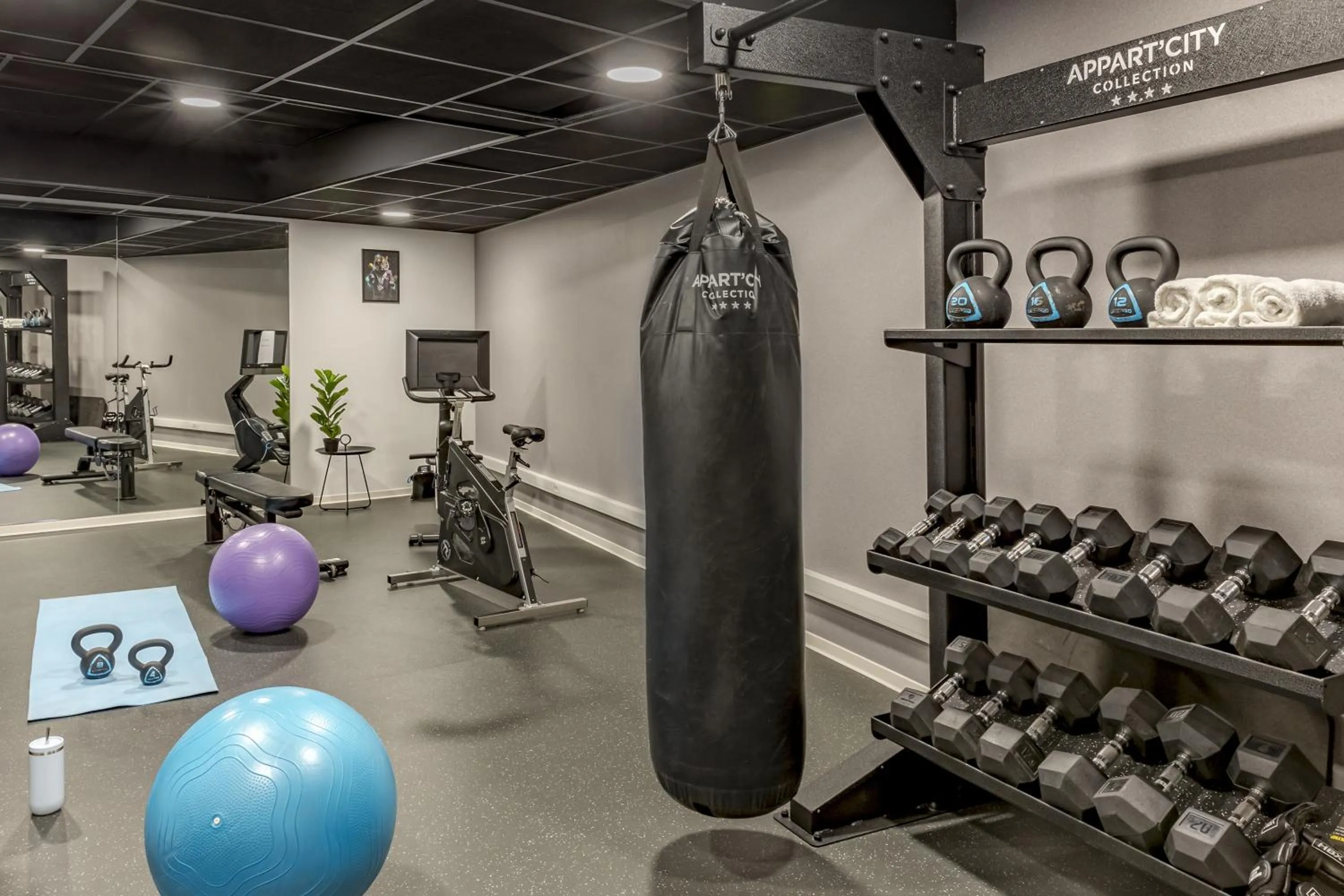 Fitness centre/facilities in Appart'City Collection Paris Roissy CDG Airport