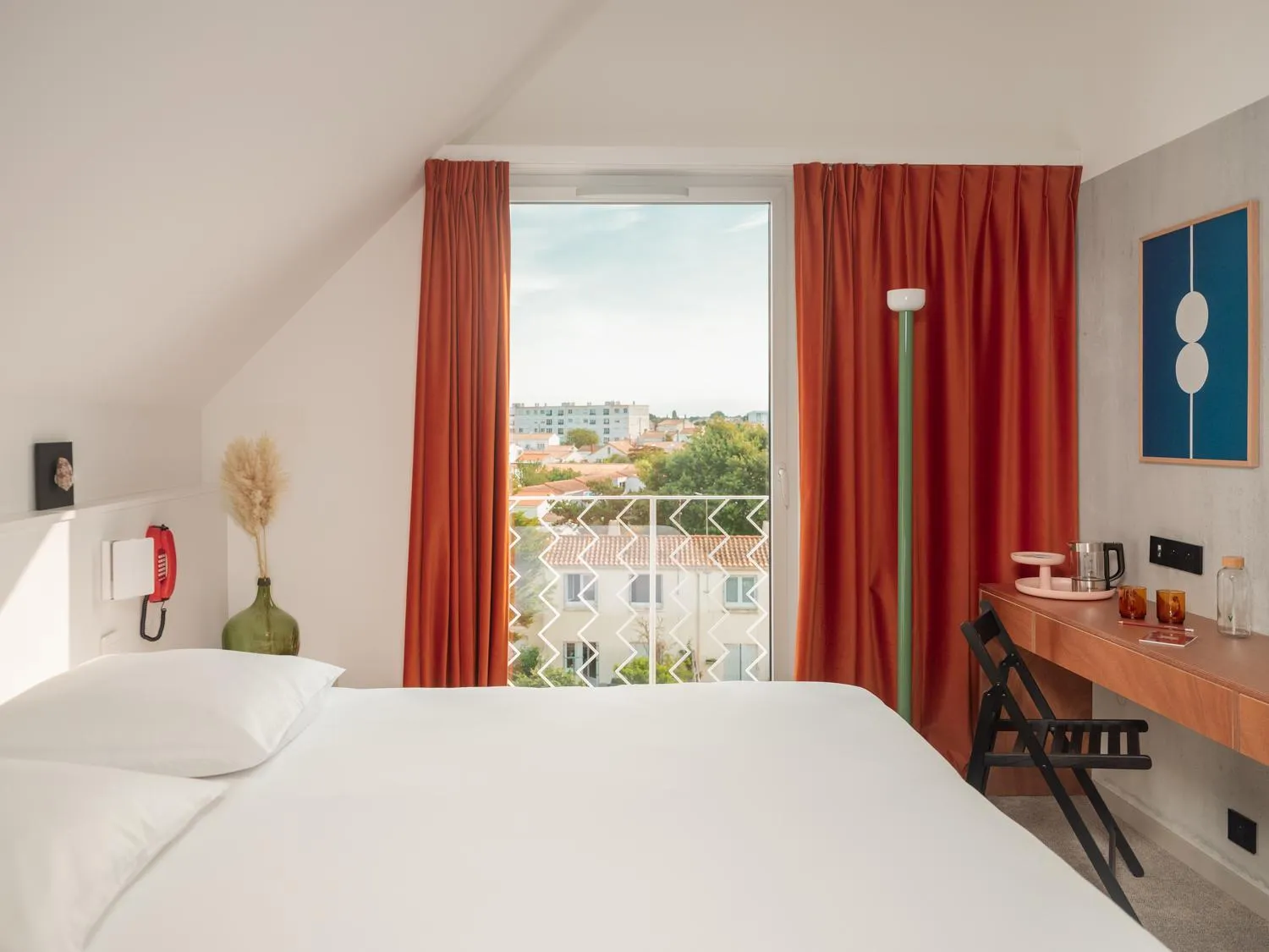 Bedroom, Bed in Hôtel Vertime