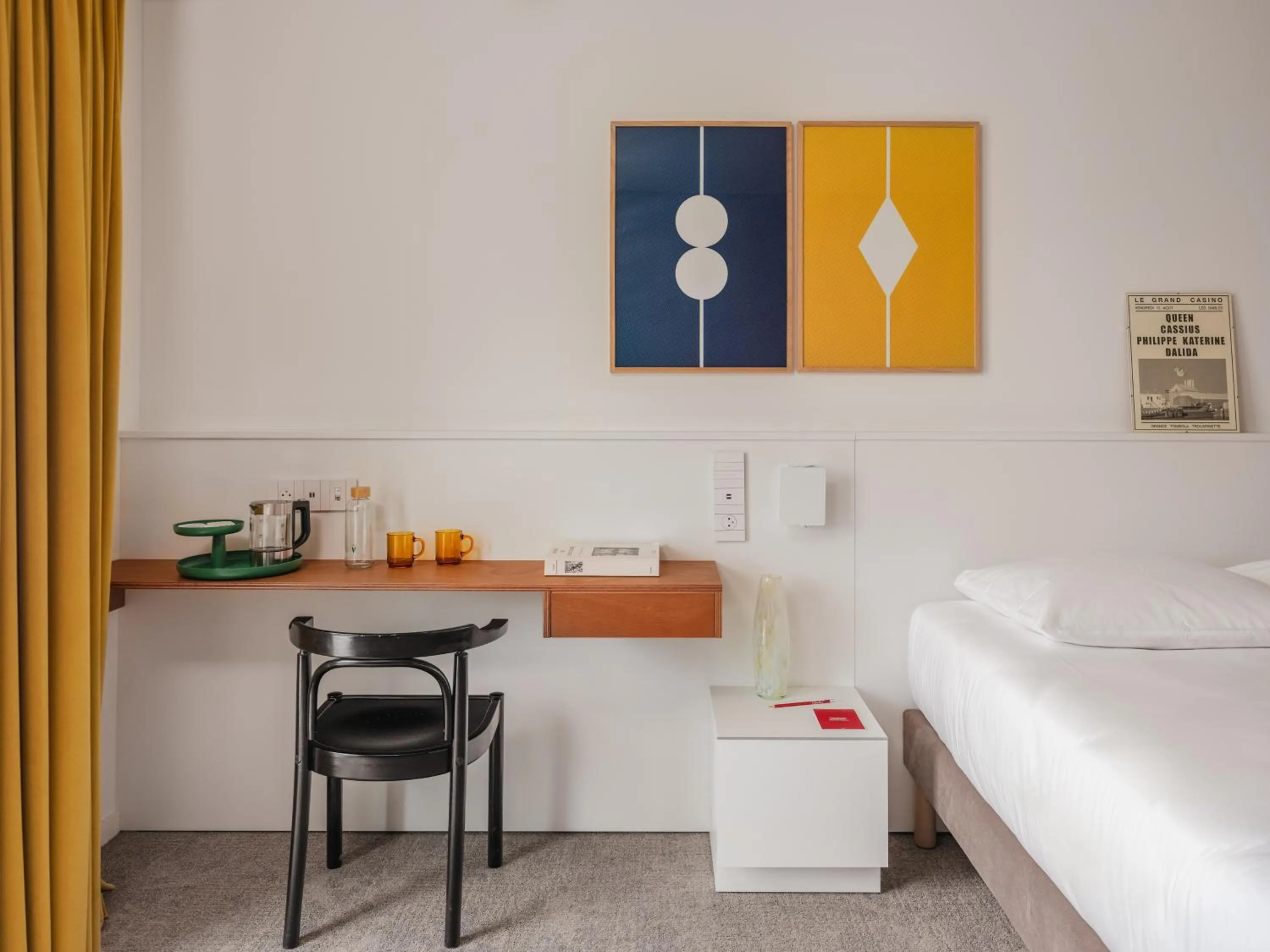 Bedroom, Bed in Hôtel Vertime