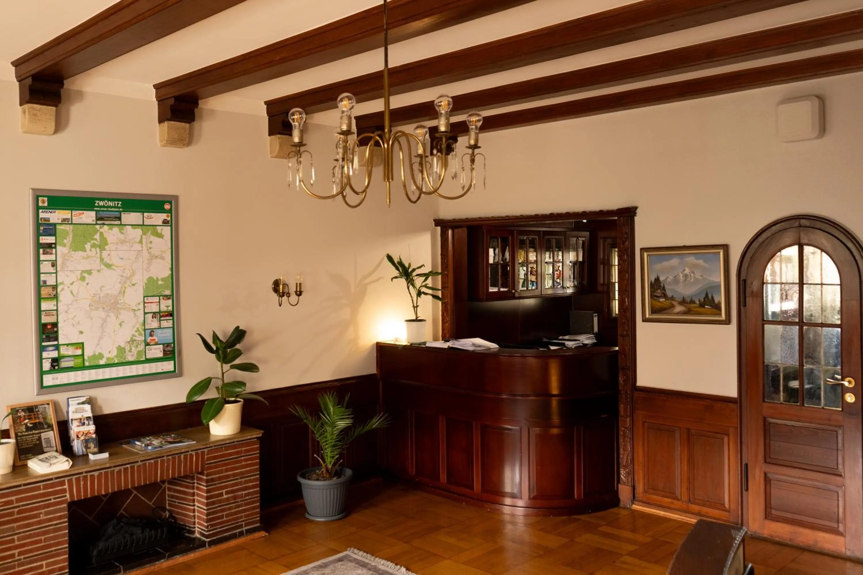 Lobby or reception in Hotel Roß