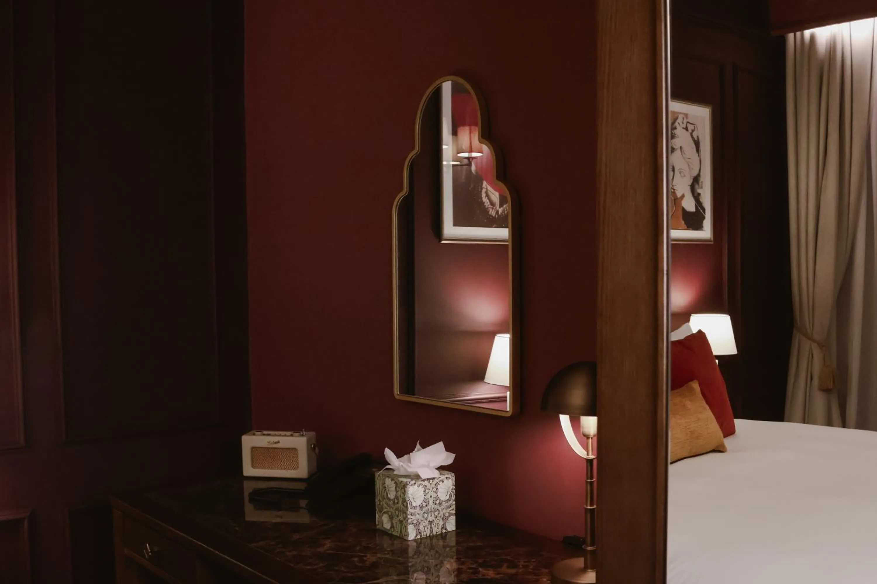 Bed in Francis Hotel Bath