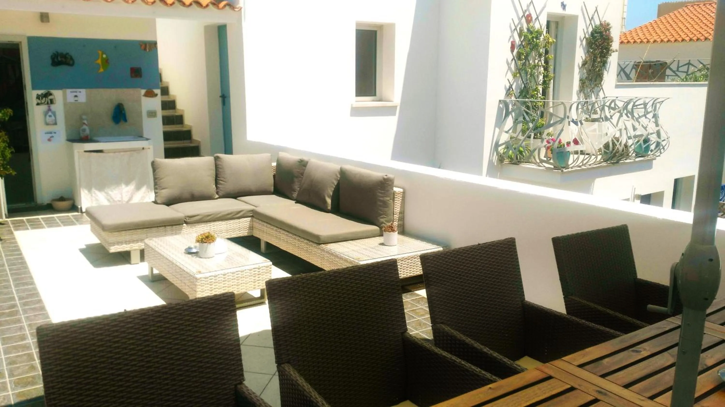 Balcony/Terrace in B&B Domus de Janas Santa Teresa Gallura