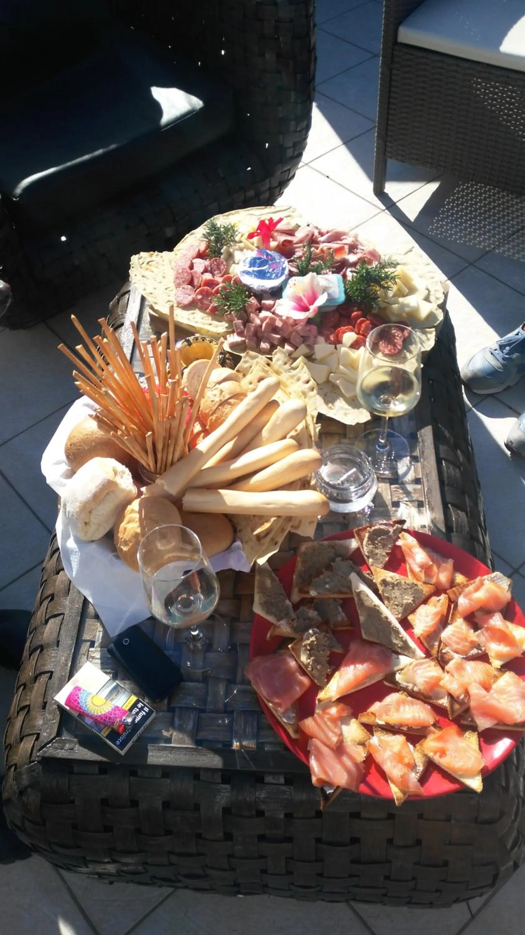 Balcony/Terrace in B&B Domus de Janas Santa Teresa Gallura