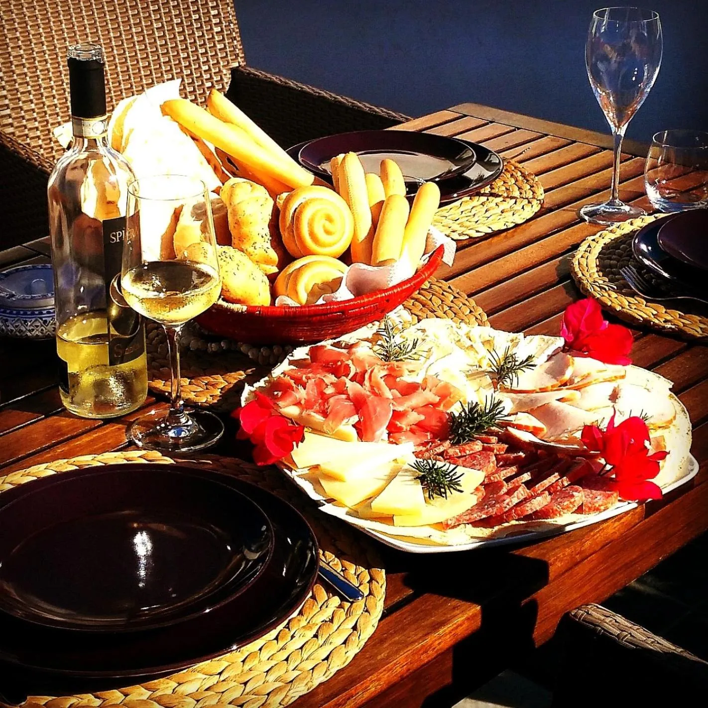 Balcony/Terrace in B&B Domus de Janas Santa Teresa Gallura