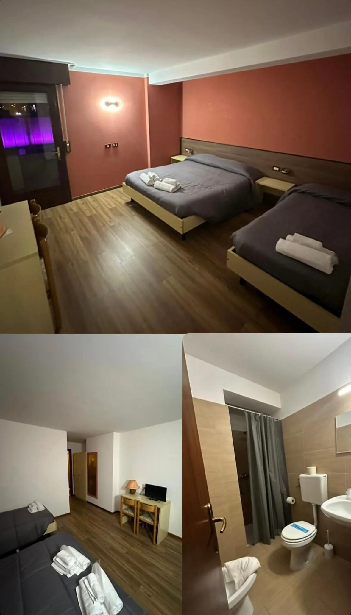 Bedroom in Hotel la Rosa