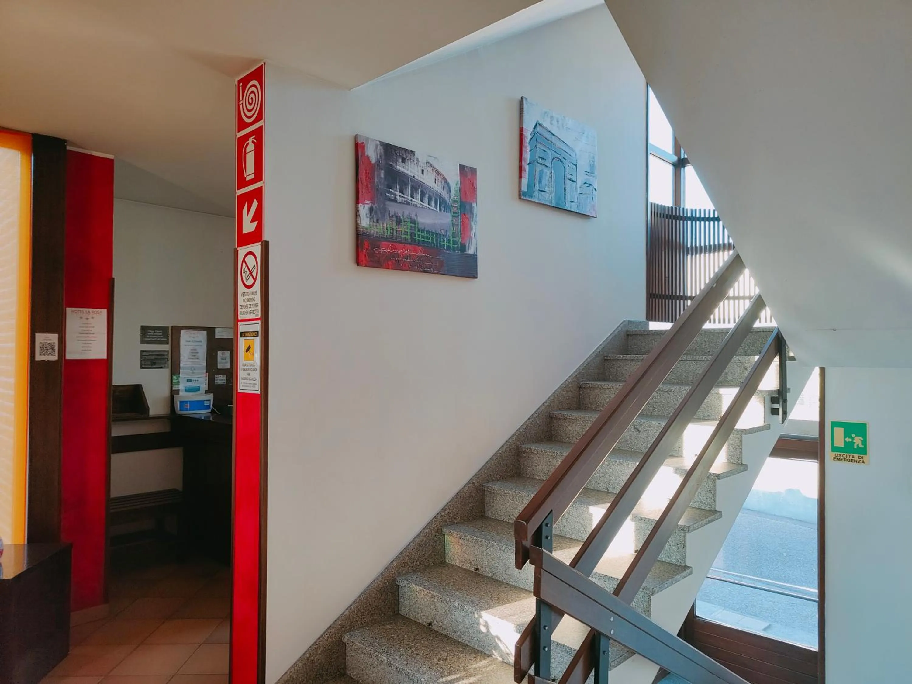 Lobby or reception in Hotel la Rosa