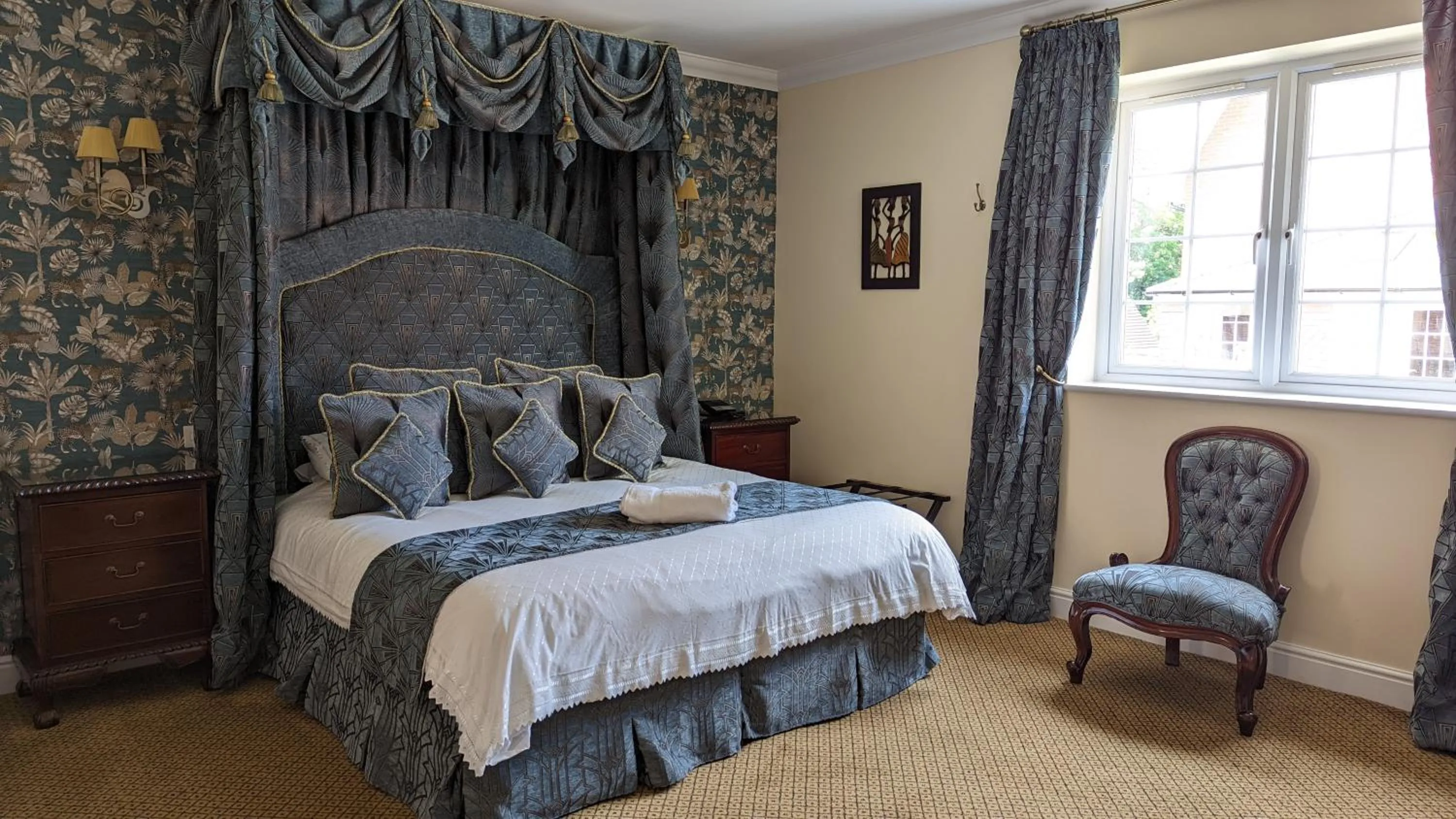Bedroom, Bed in Hempstead House Hotel & Restaurant