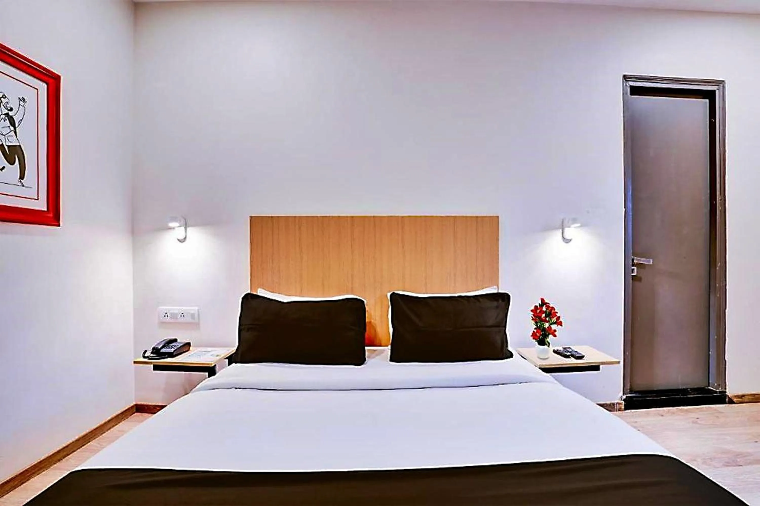 Bed in Hotel Sunlight Inn