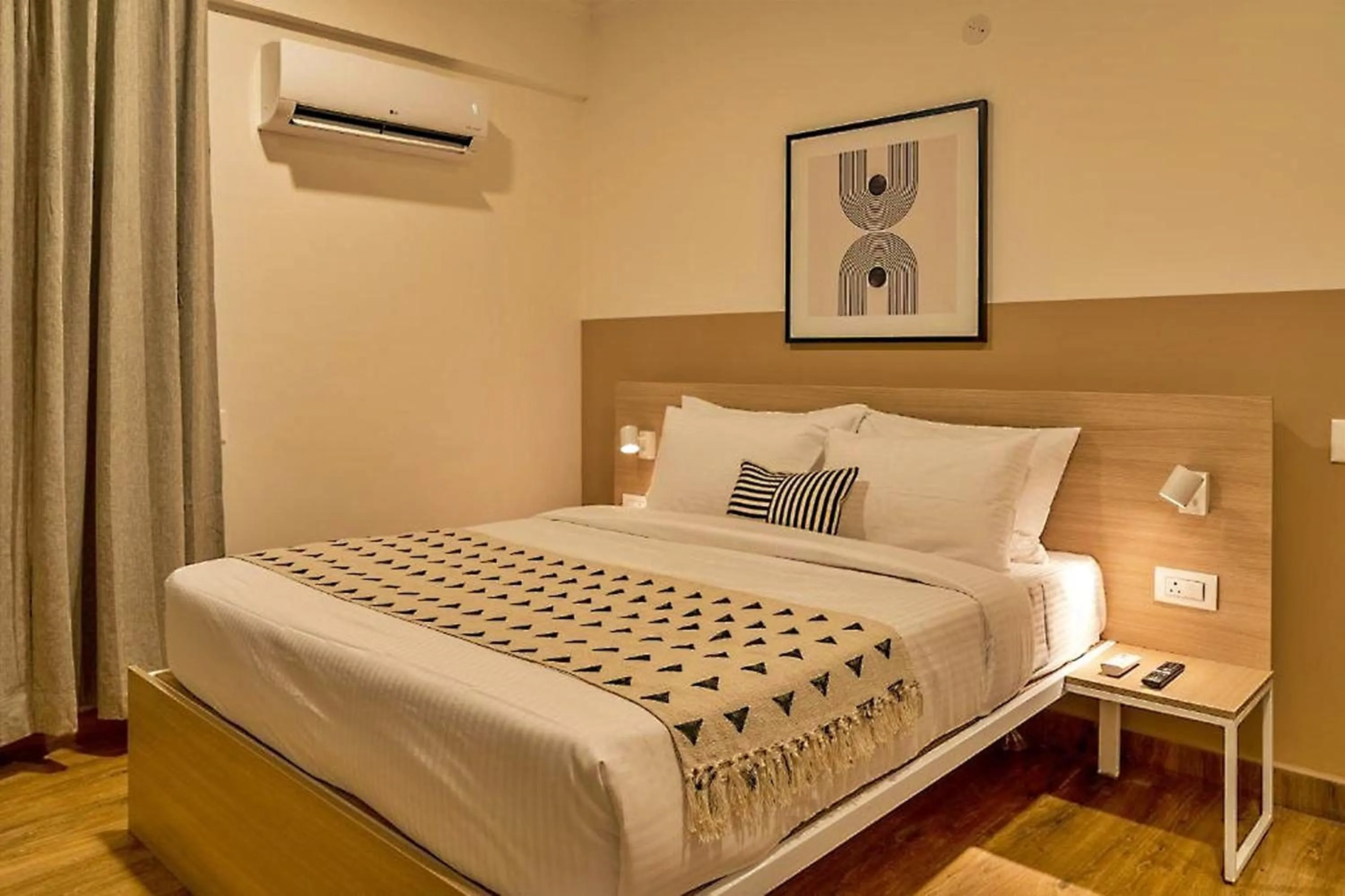 Bed in Hotel Sunlight Inn