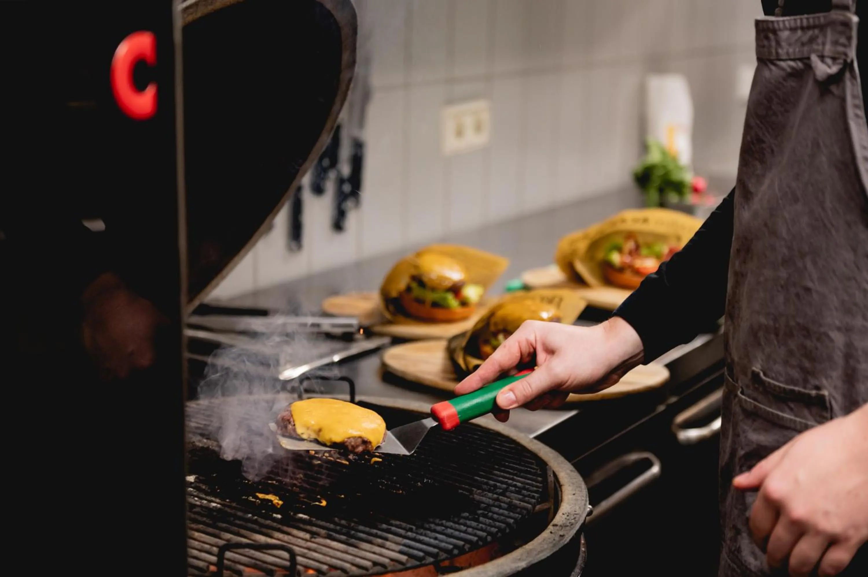Kitchen or kitchenette in City Hotel de Jonge