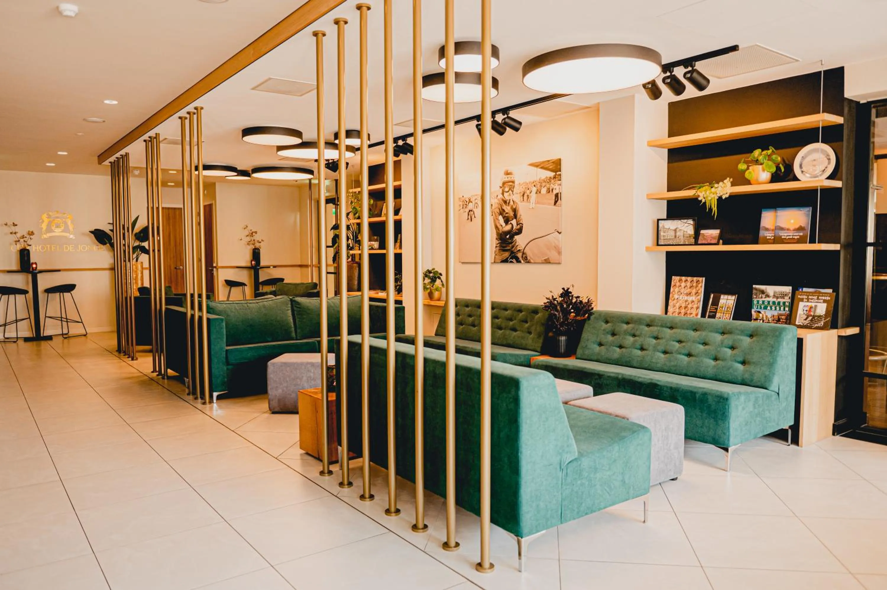 Lobby or reception in City Hotel de Jonge