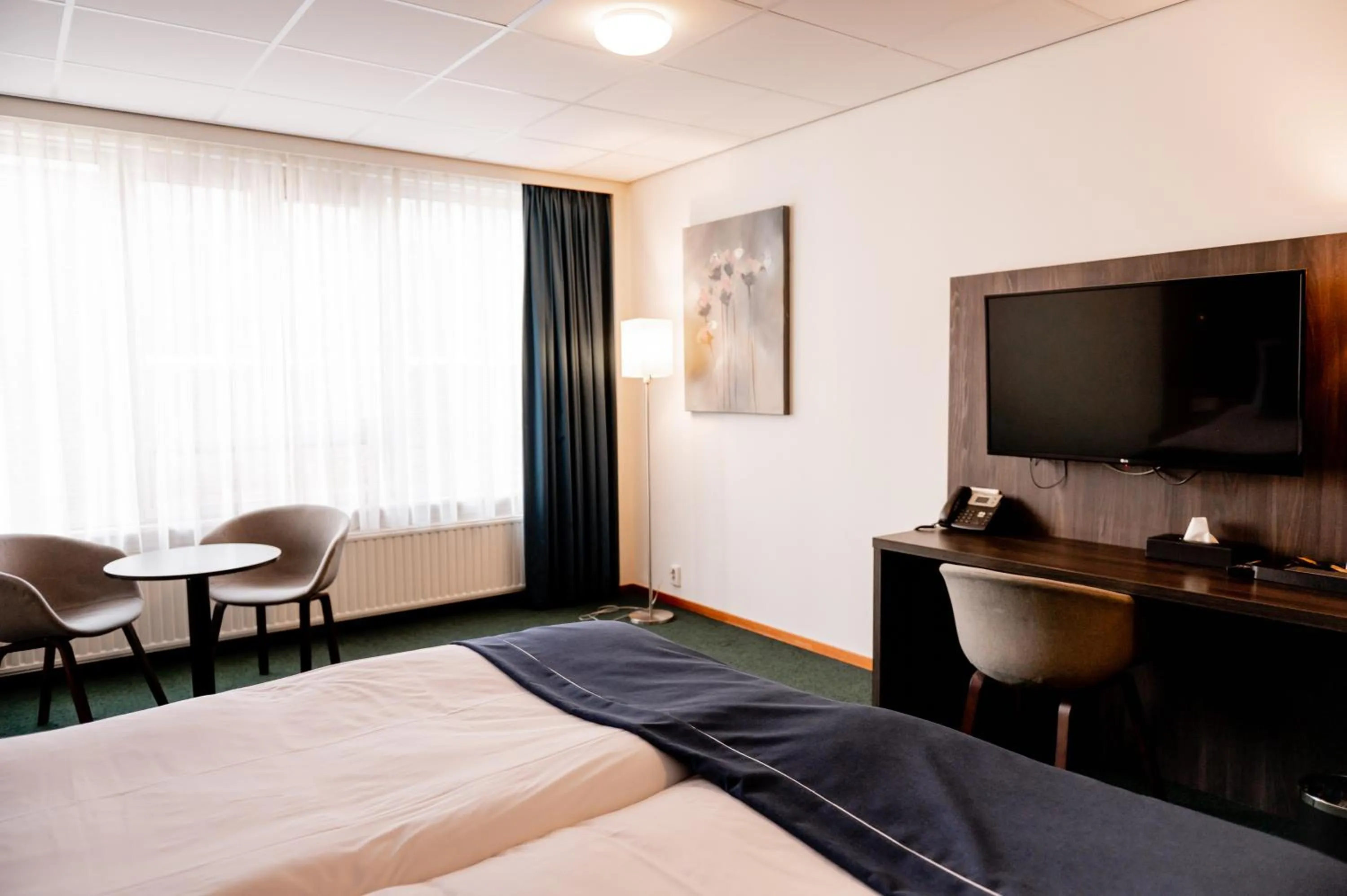 Bed in City Hotel de Jonge