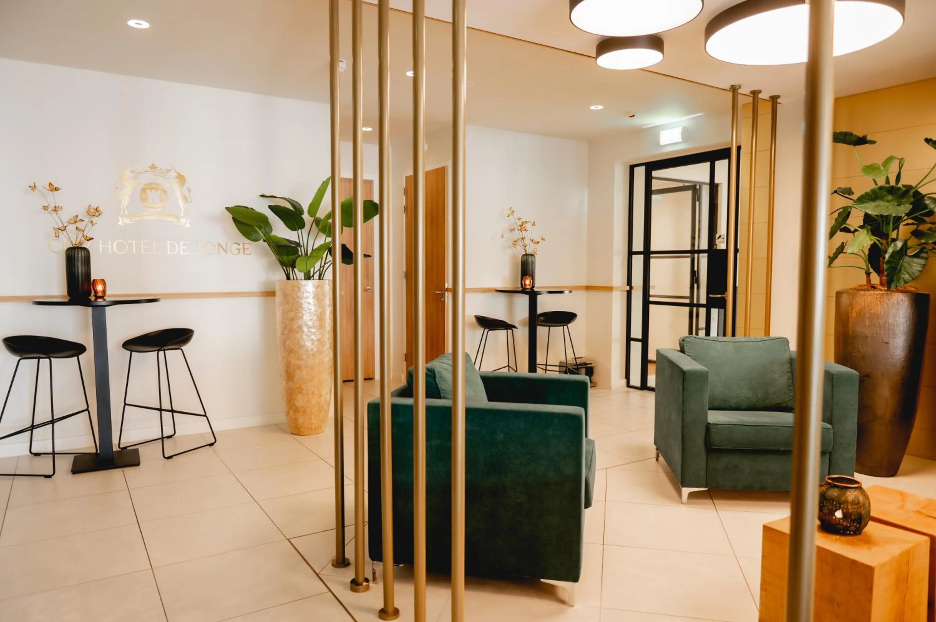 Lobby or reception in City Hotel de Jonge