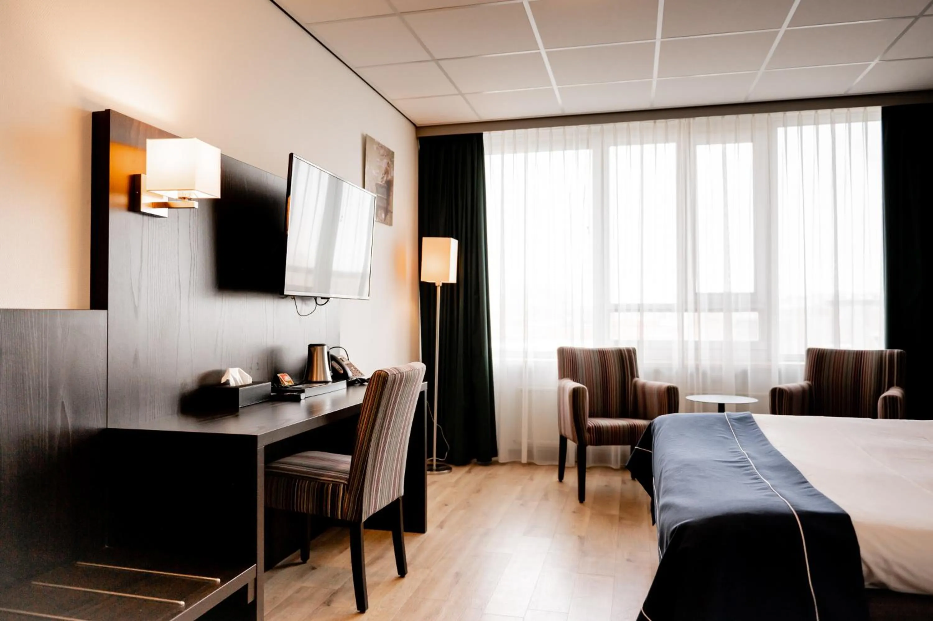 Bed in City Hotel de Jonge