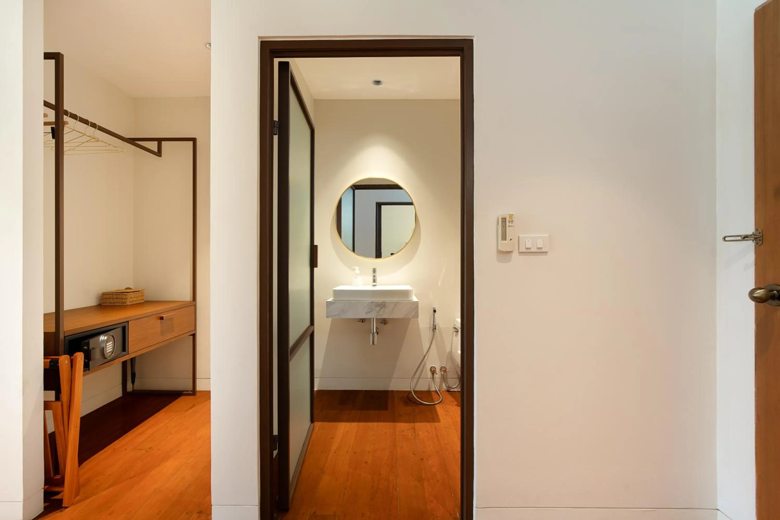 Bathroom, Bed in Syama Residence and Café