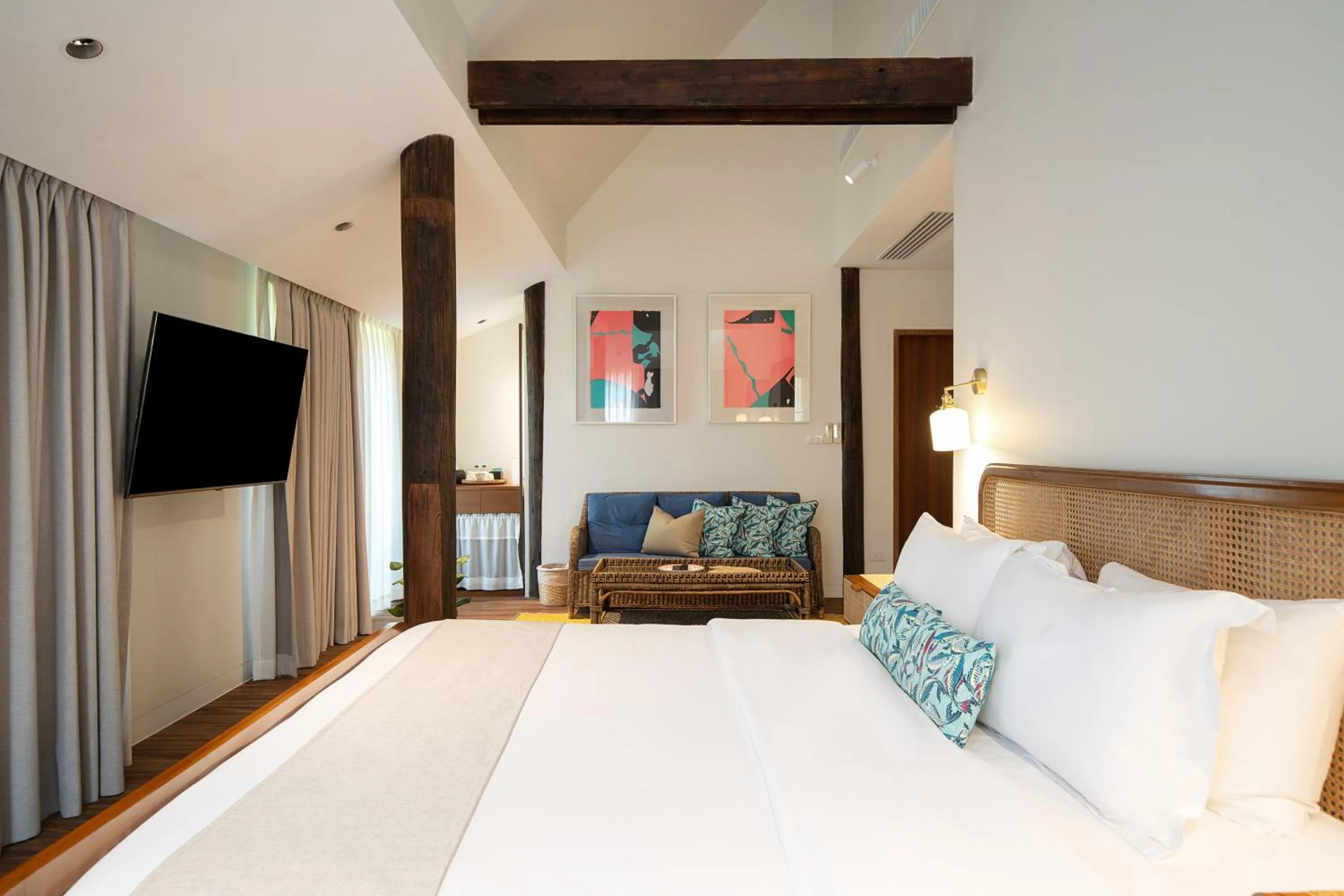 Bed in Syama Residence and Café