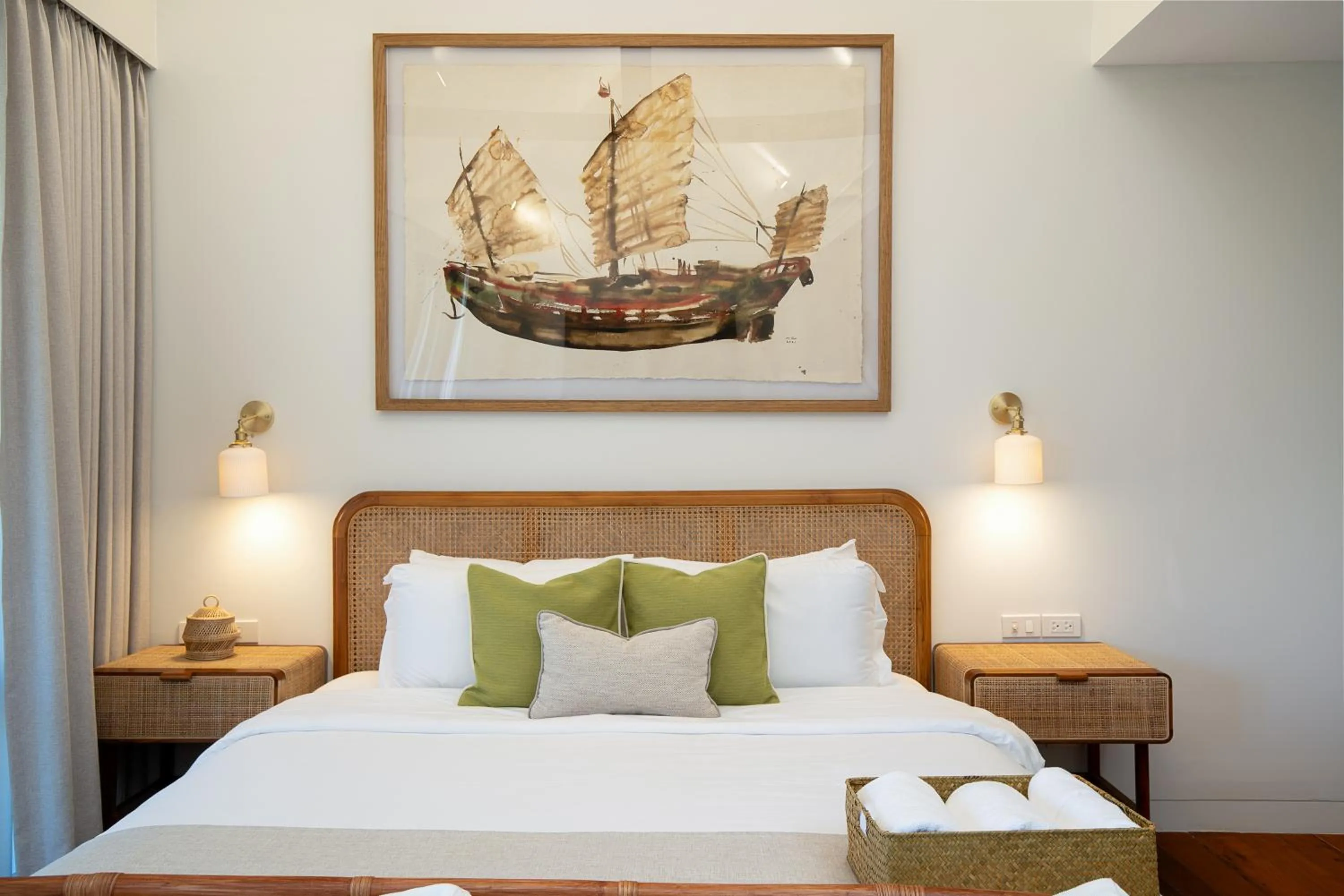 Bed in Syama Residence and Café