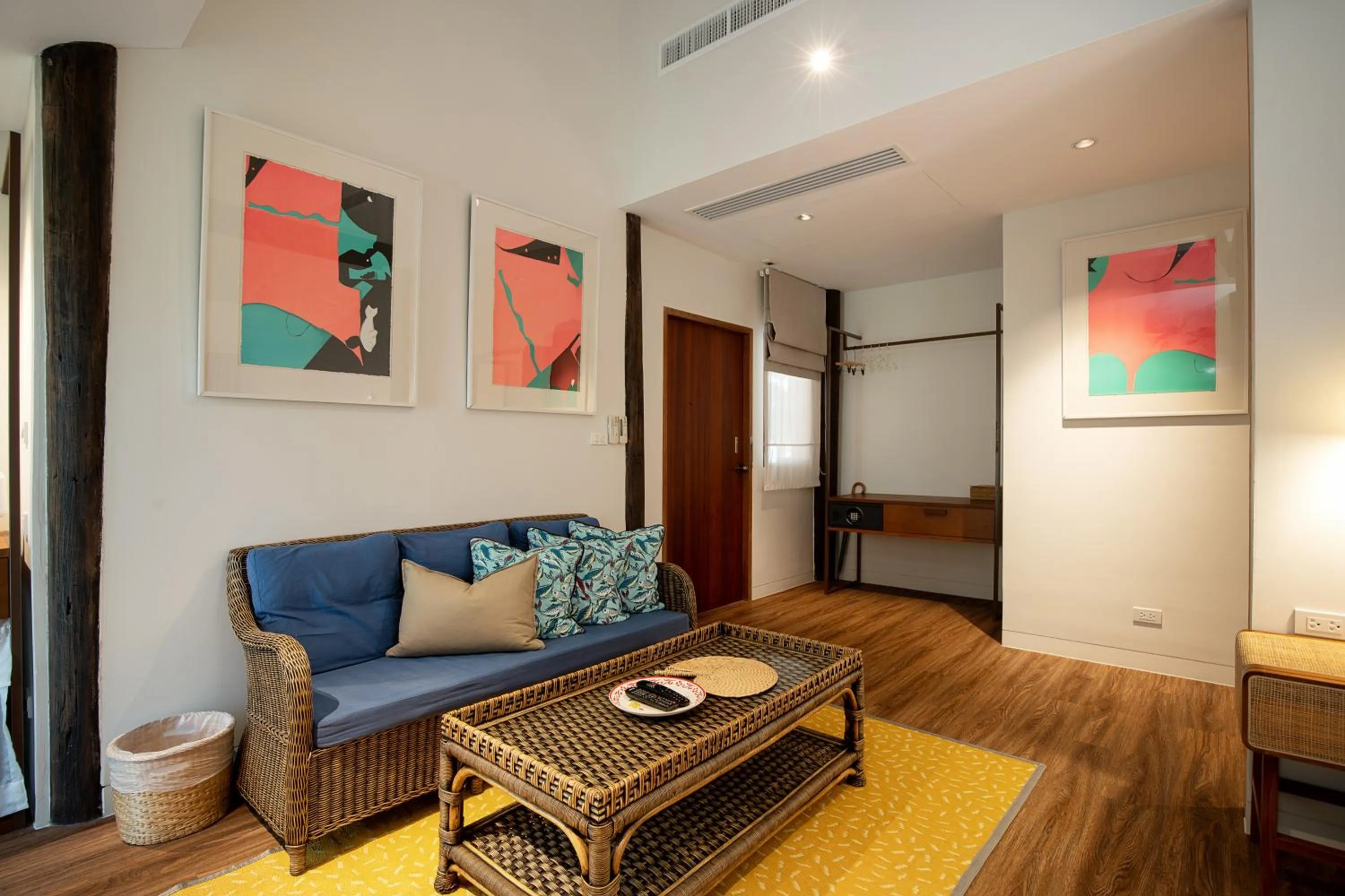 Seating area in Syama Residence and Café