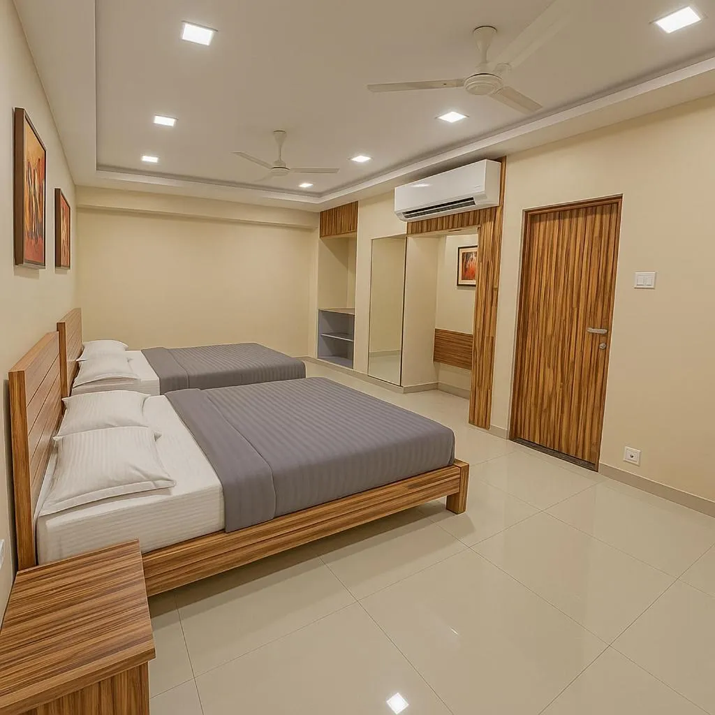 Photo of the whole room, Bed in StayGuru Park View Residency