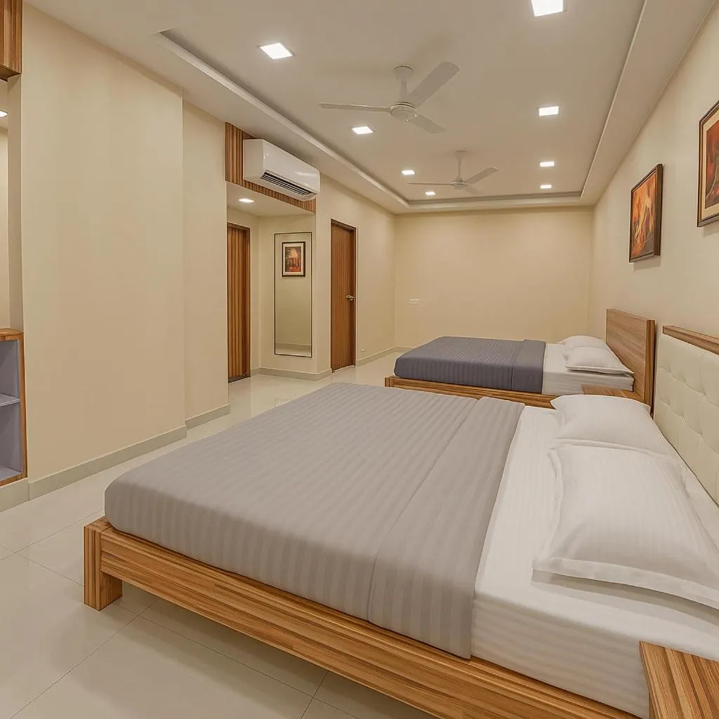 Photo of the whole room, Bed in StayGuru Park View Residency