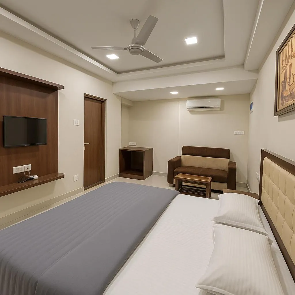 Photo of the whole room, Bed in StayGuru Park View Residency