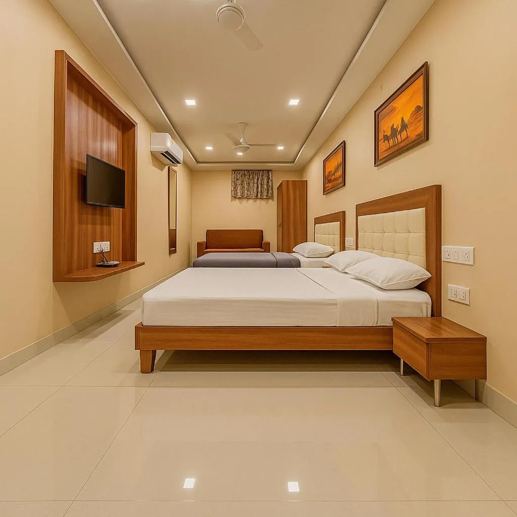 Photo of the whole room, Bed in StayGuru Park View Residency