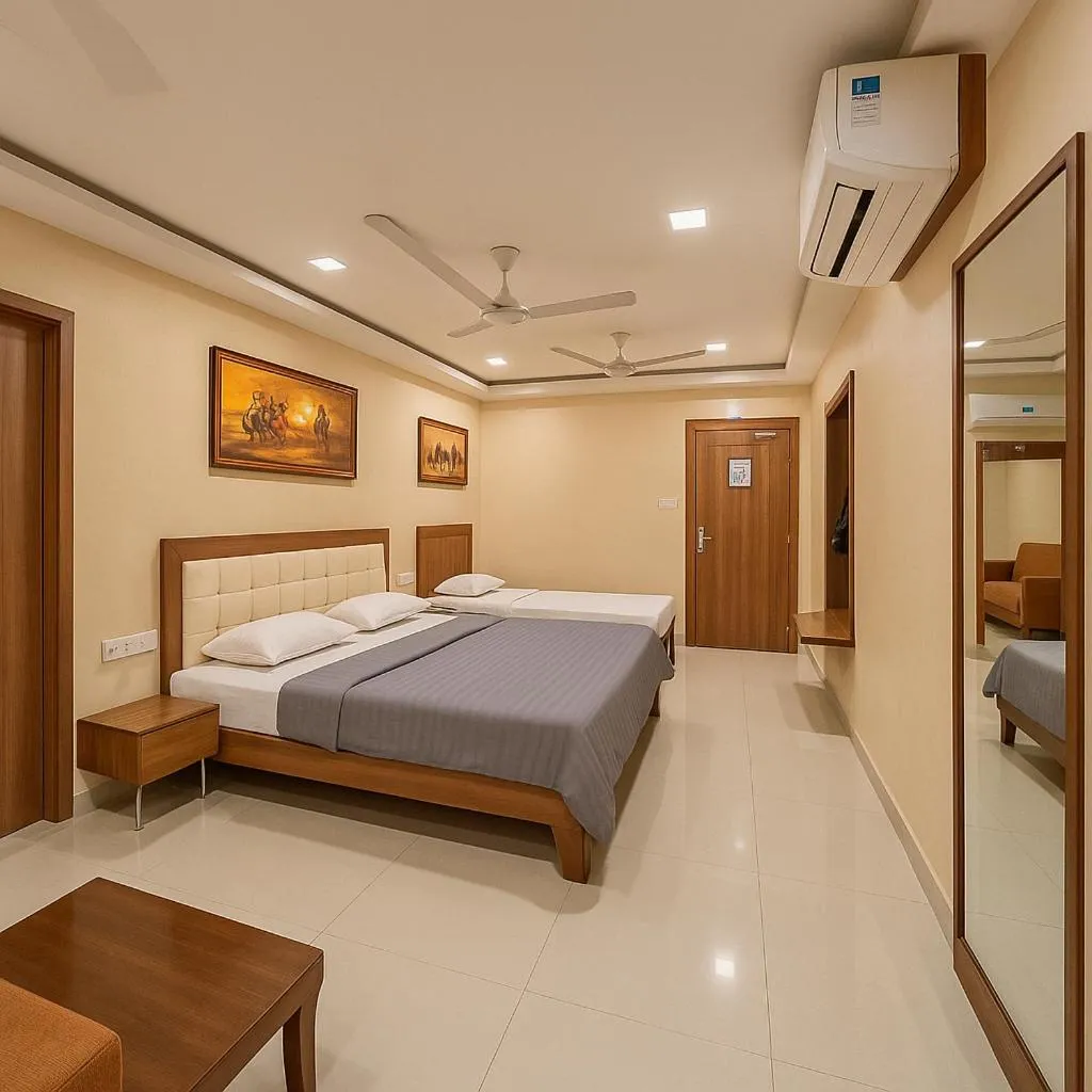 Bed in StayGuru Park View Residency