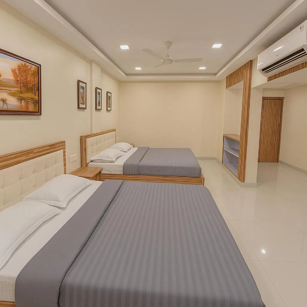 Photo of the whole room, Bed in StayGuru Park View Residency