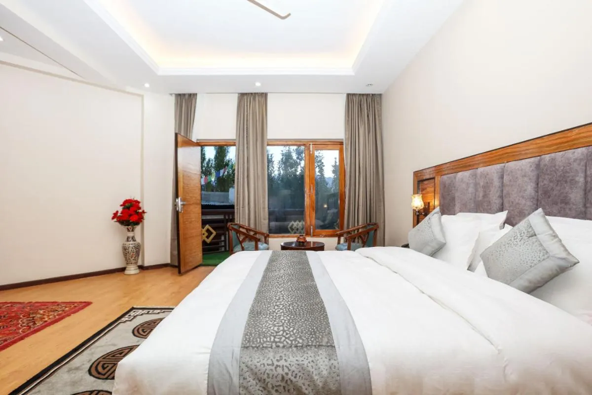 Bed in The Kart-Sey Ladakh