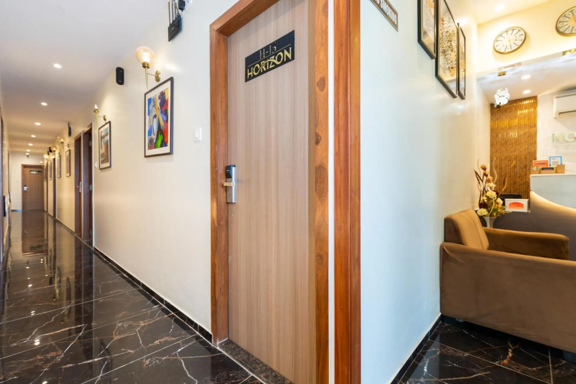 Facade/entrance in Horizon Inn Near Exhibition Center