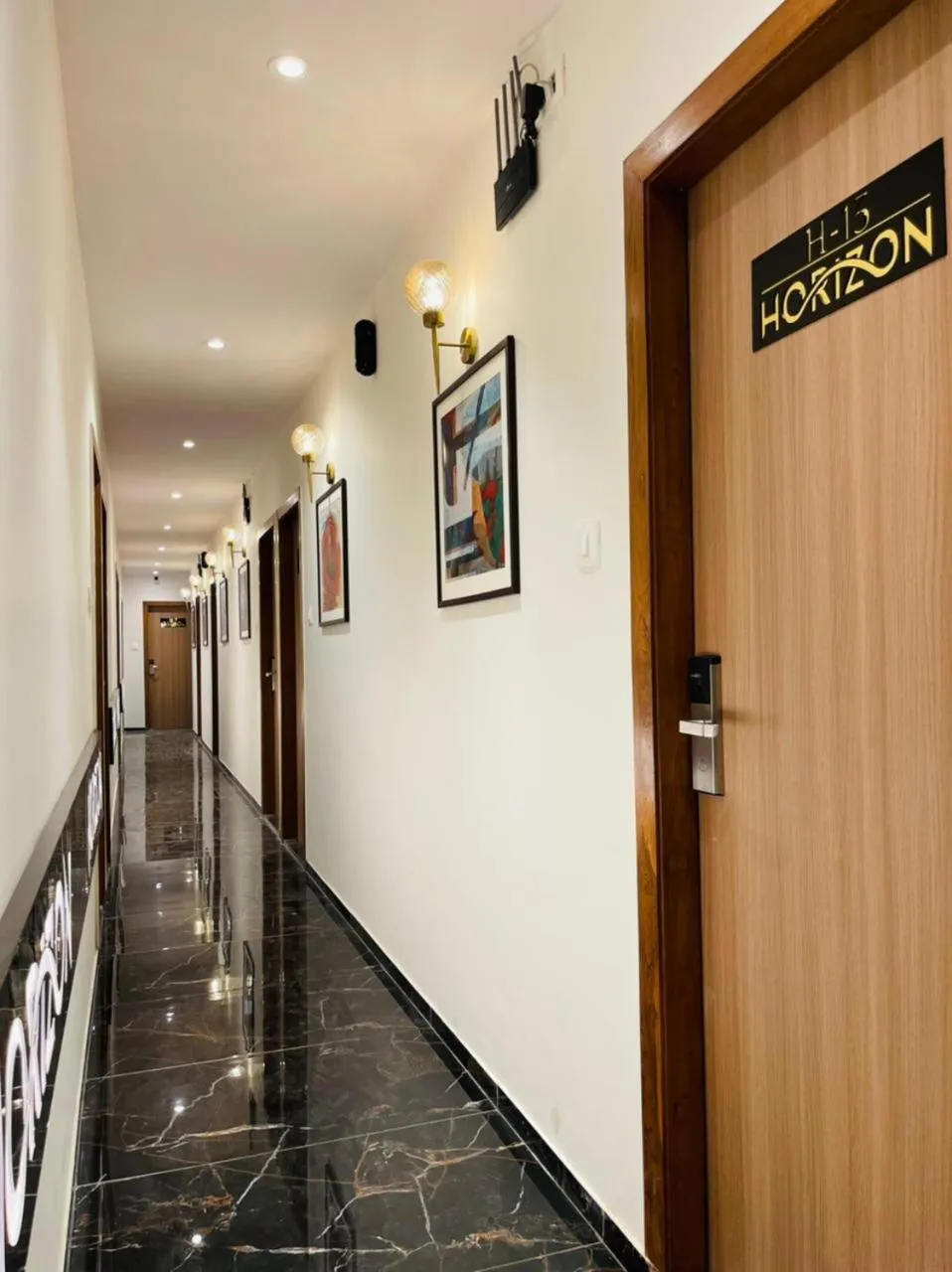 Facade/entrance in Horizon Inn Near Exhibition Center