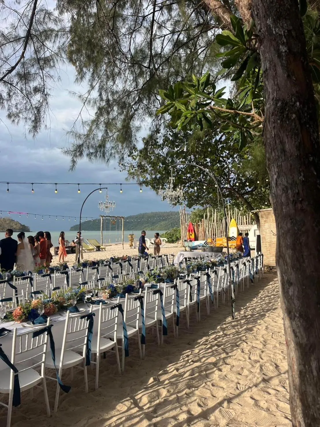 People in Long Beach Club Krabi