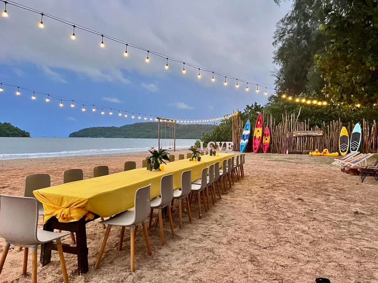 Banquet/Function facilities in Long Beach Club Krabi