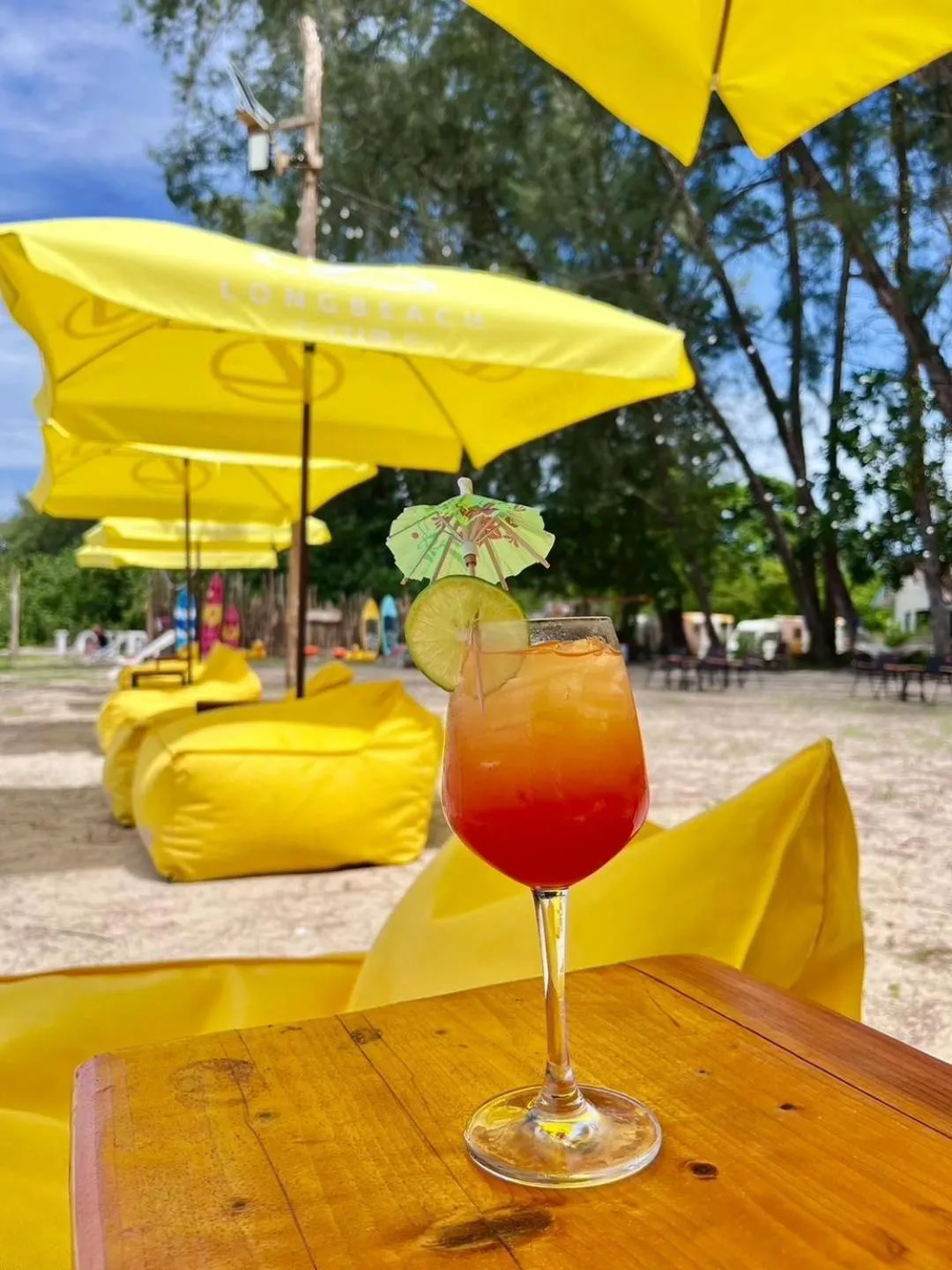 Seating area in Long Beach Club Krabi