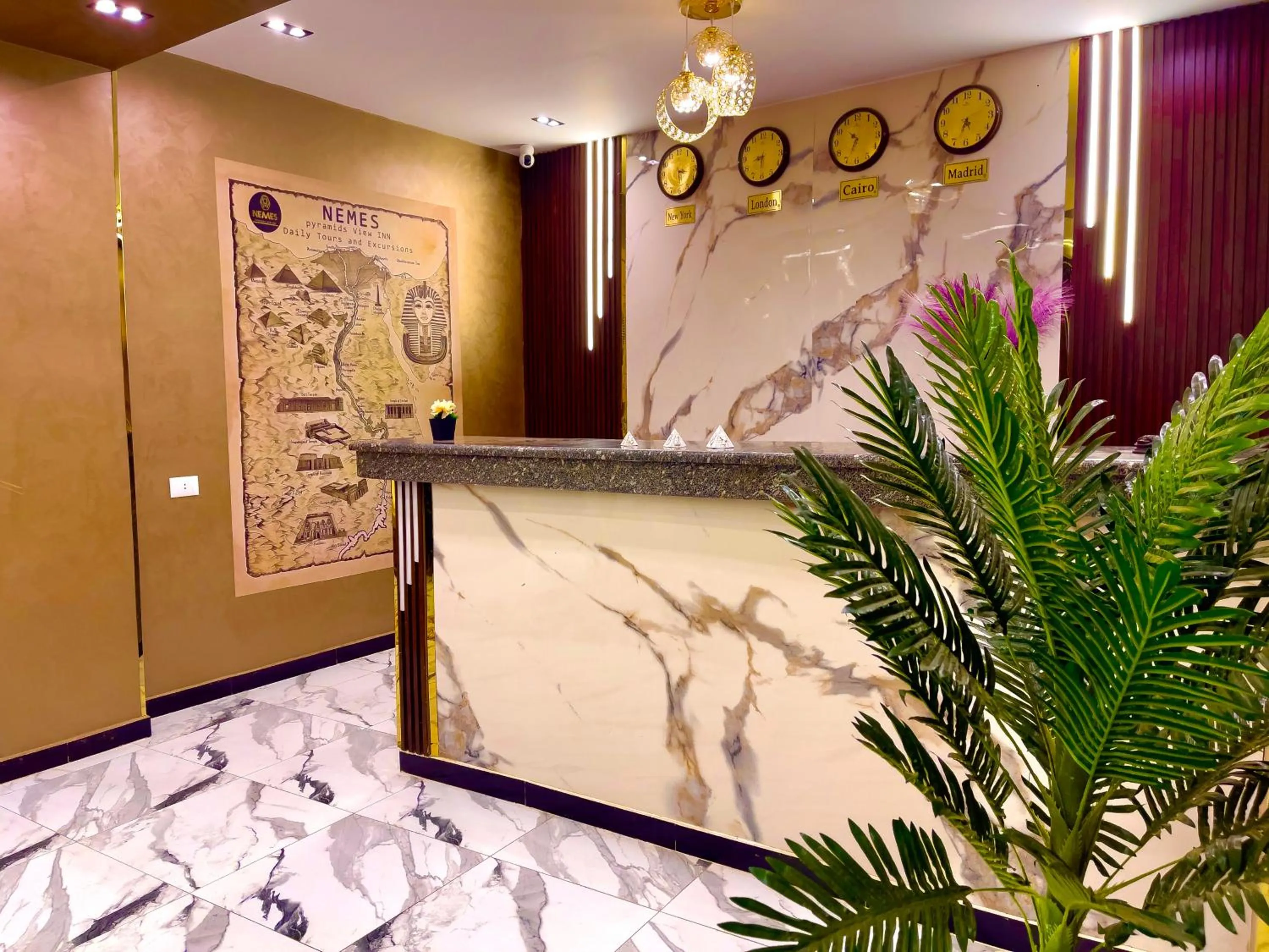 Facade/entrance in NEMES Pyramids View INN