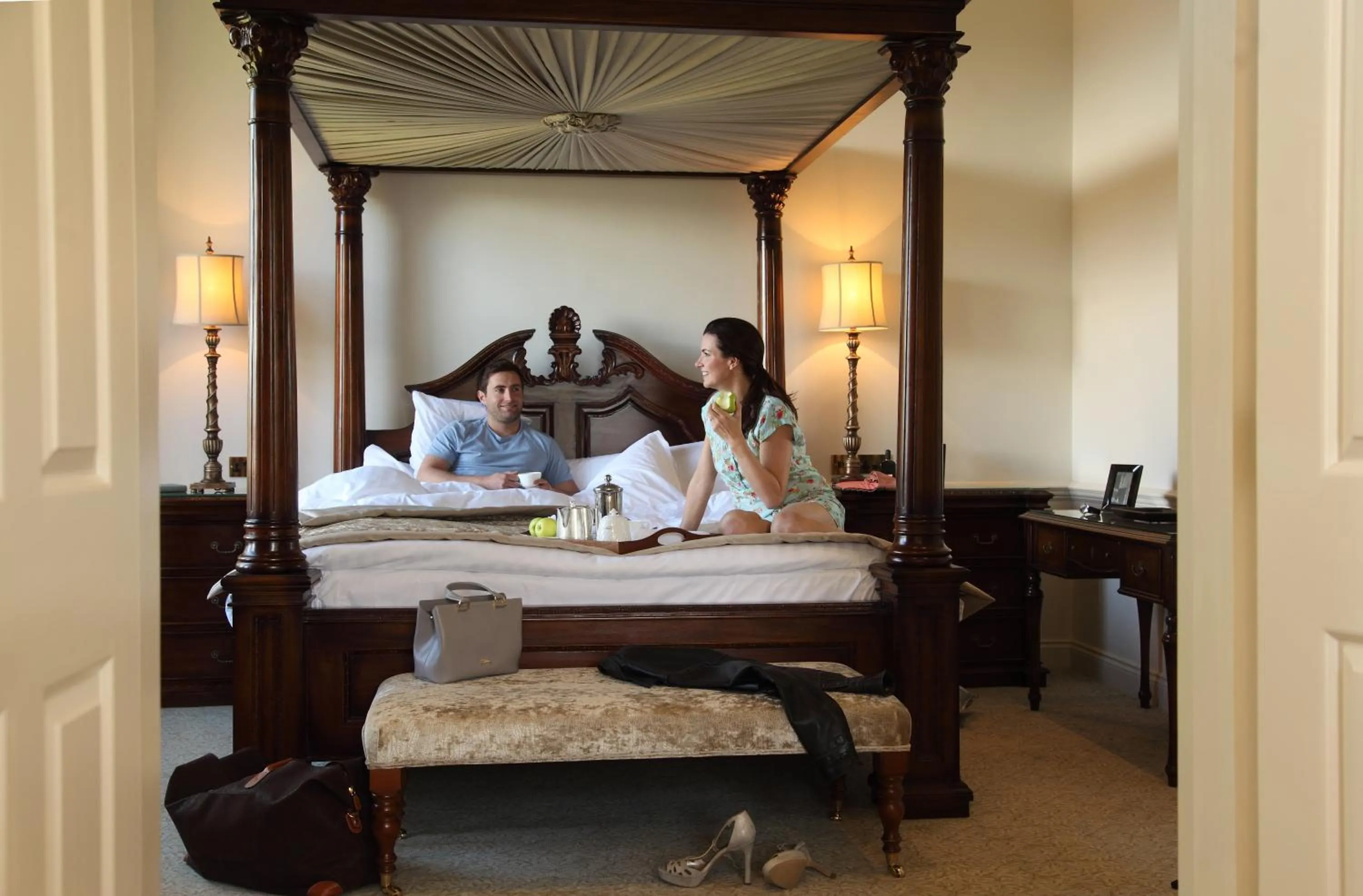 Photo of the whole room, Bed in Macdonald Bath Spa Hotel