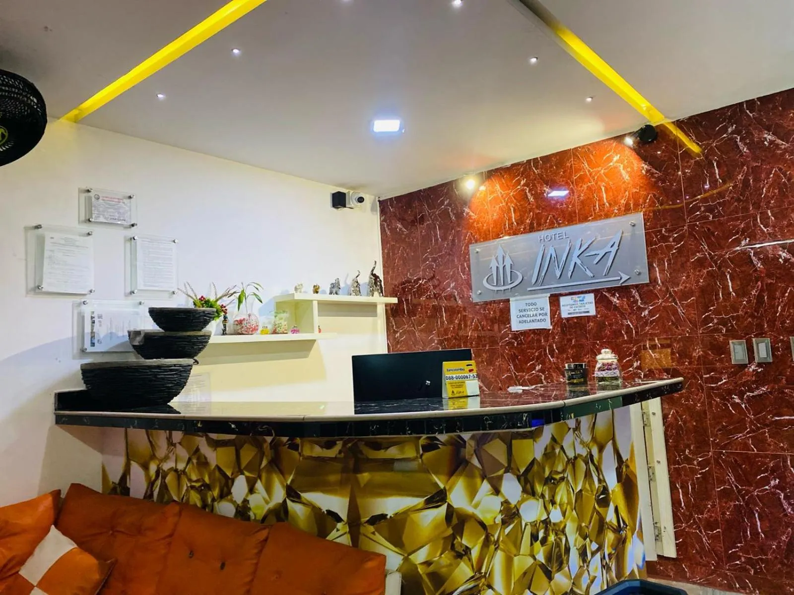 Lobby or reception in INKA HOTEL