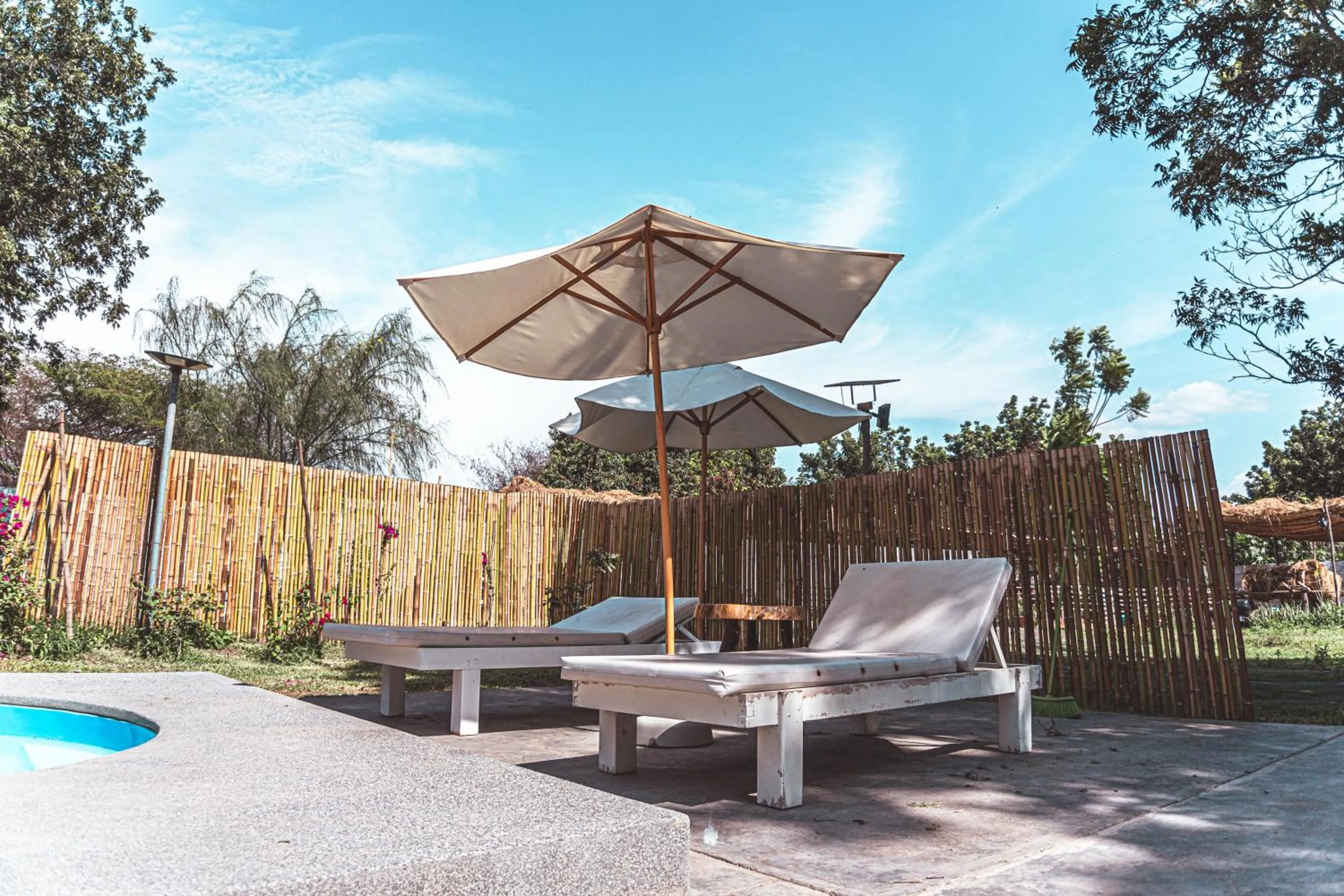 sunbed in Serenity Lodge