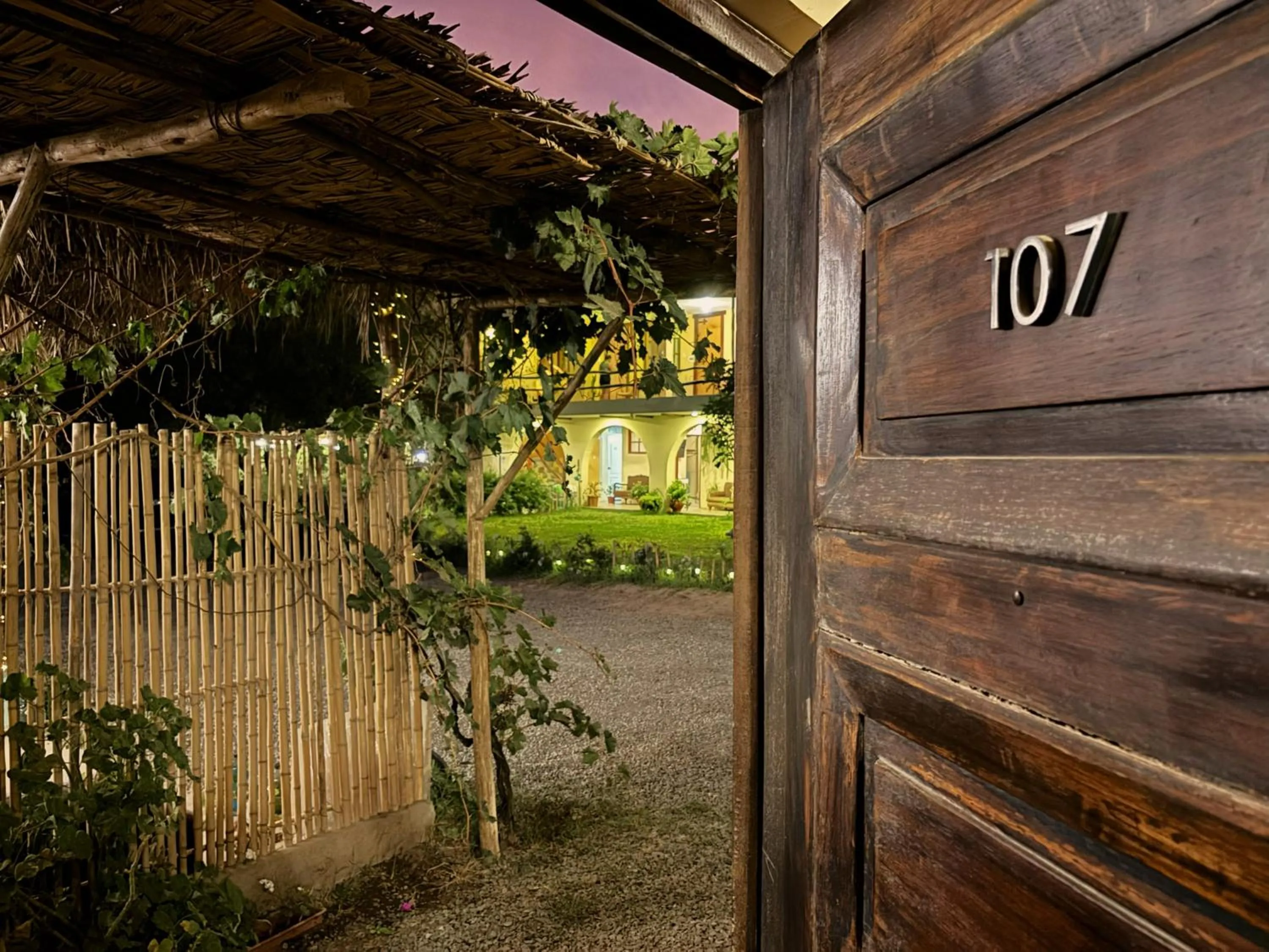 Garden view in Serenity Lodge